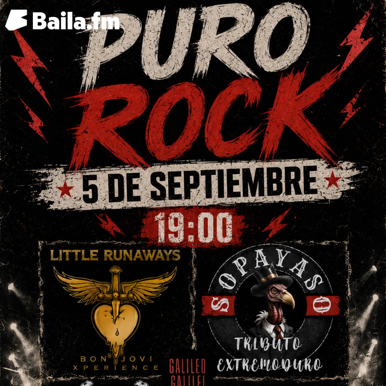 Puro Rock - Little Runaways, La Patera, So Payaso, Haches