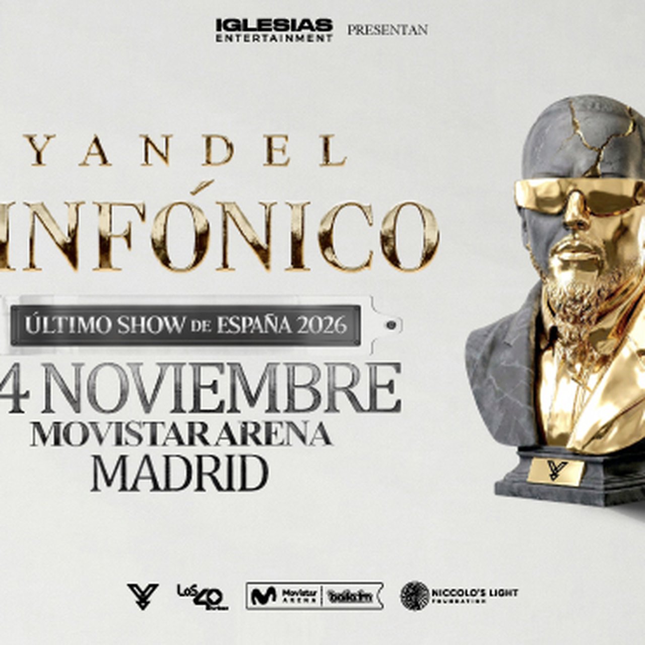 Yandel Sinfónico Madrid 2026 - Movistar Arena