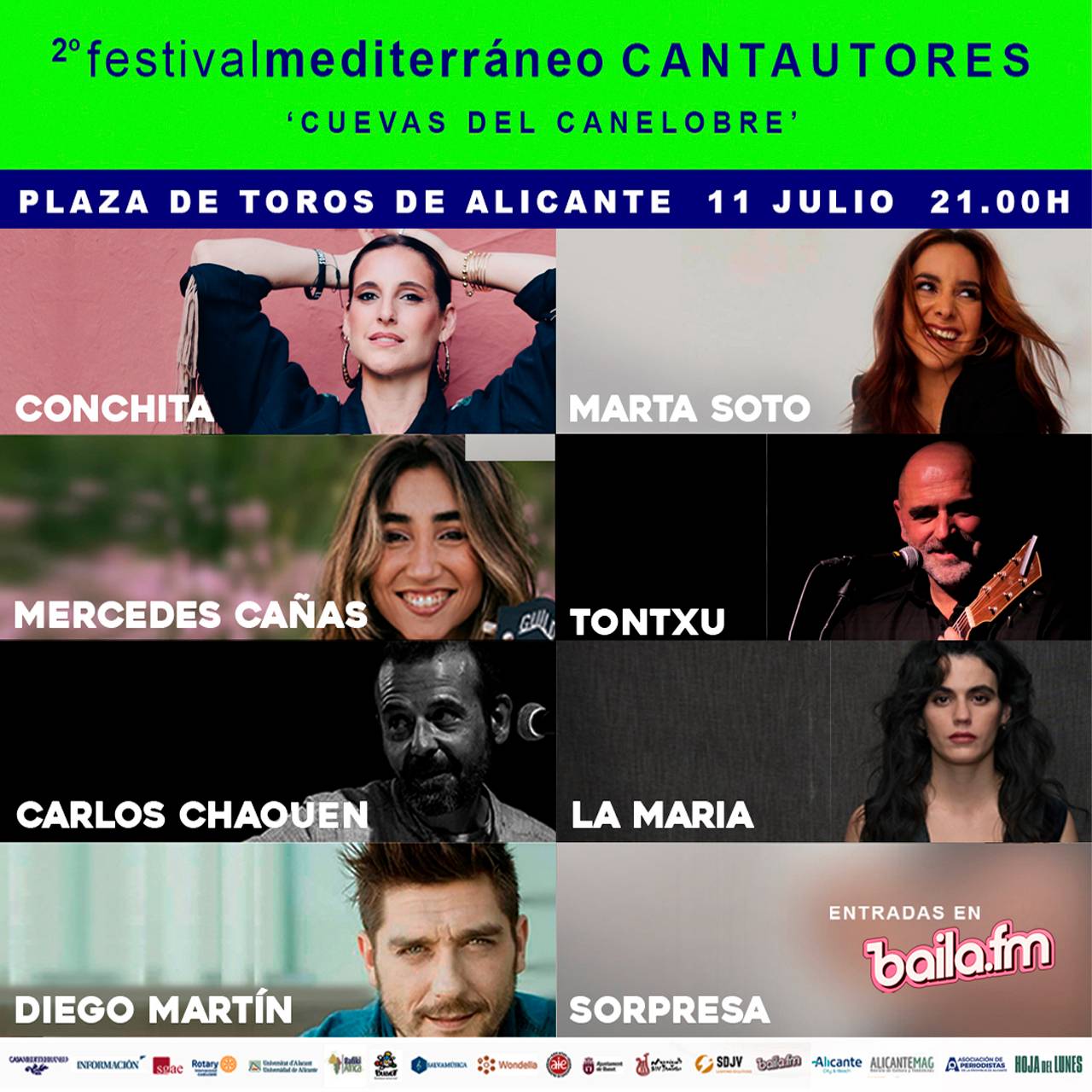 2º Festival mediterraneo de Cantautores "Cuevas del Canelobre"