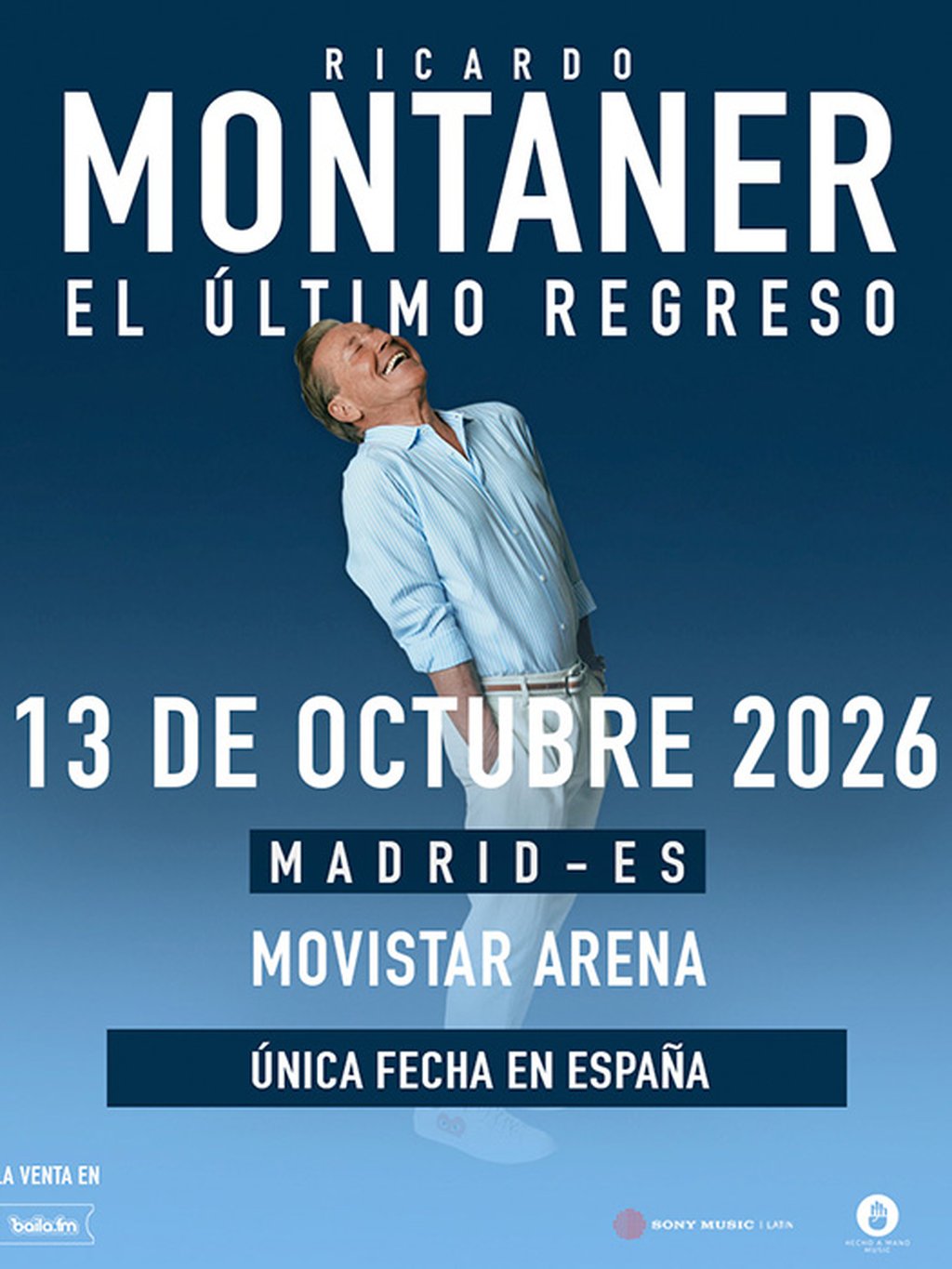 Ricardo Montaner Madrid 2026 en Madrid