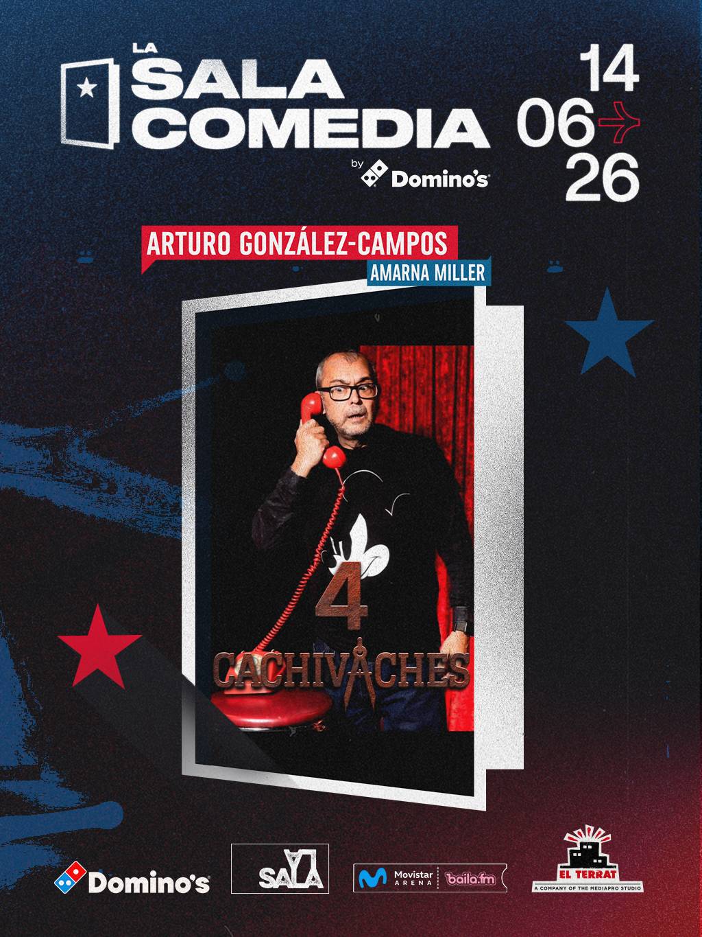 4 CACHIVACHES CON AMARNA MILLER en Madrid