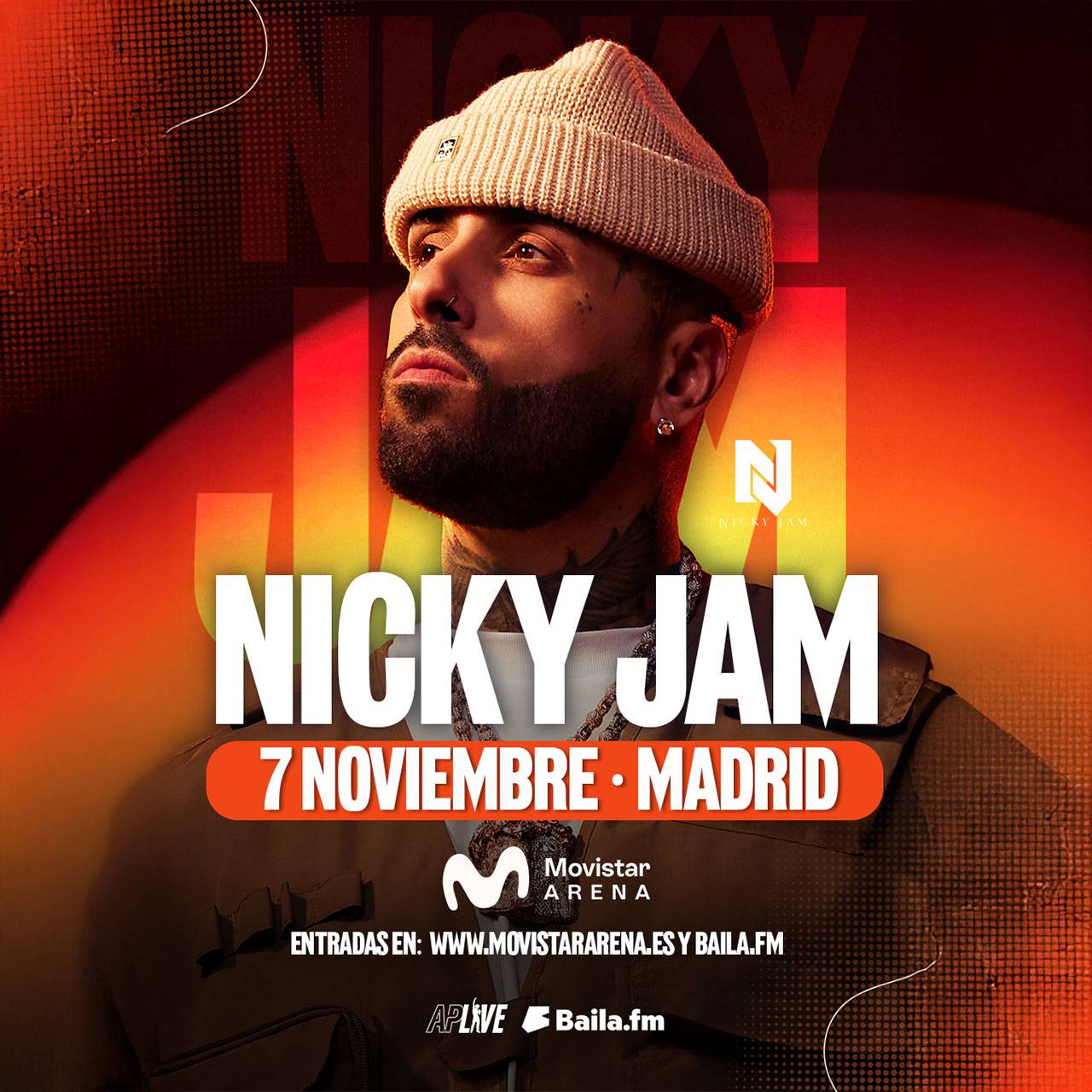 NICKY JAM en Madrid 2026