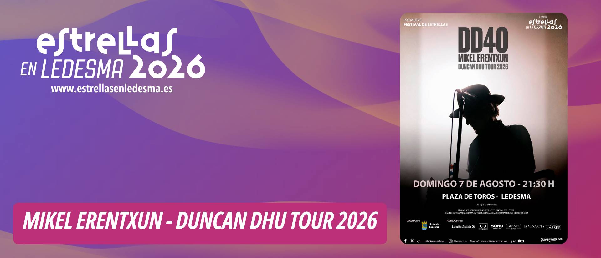 Mikel Erentxun - DD40 Duncan Dhu Tour 2026