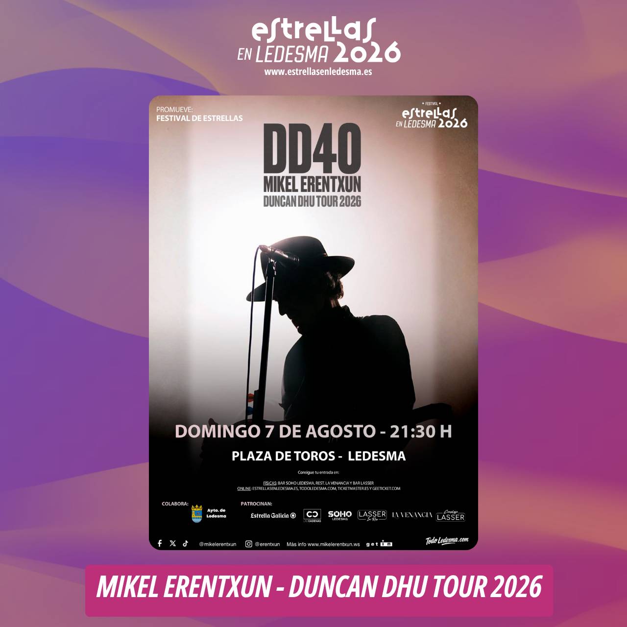 Mikel Erentxun - DD40 Duncan Dhu Tour 2026