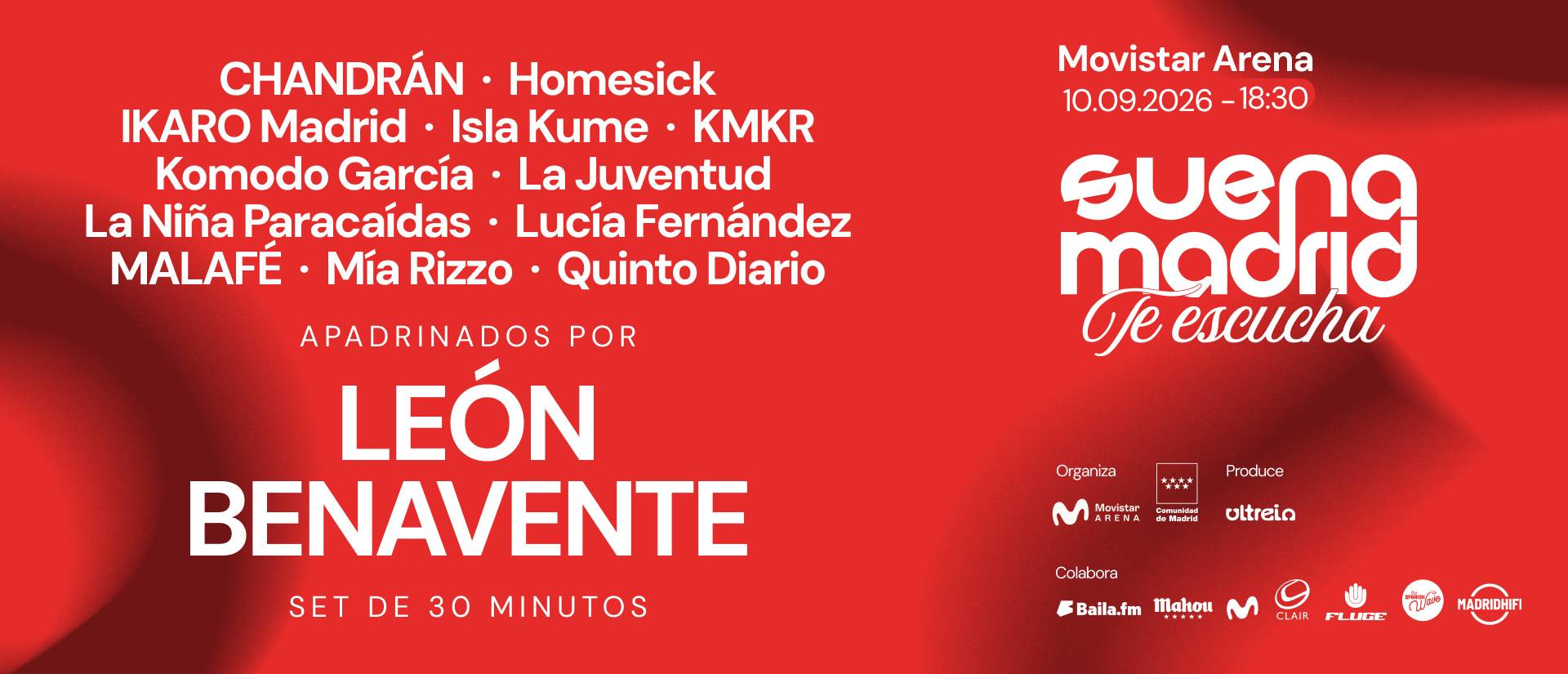 Final Suena Madrid apadrinada por León Benavente.