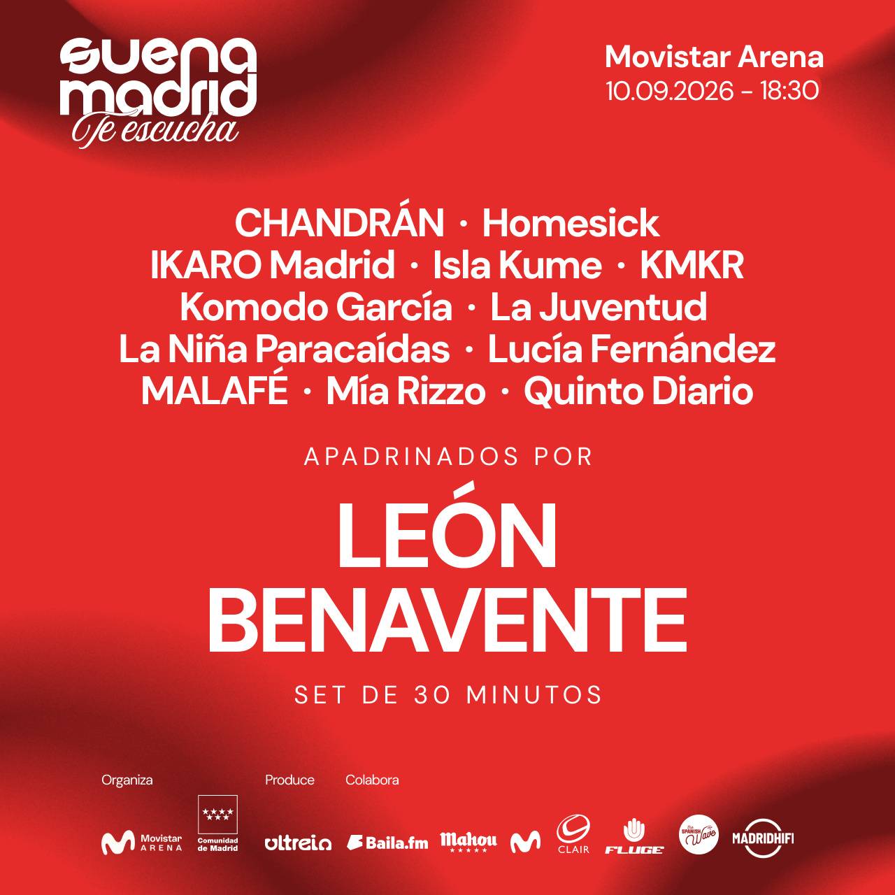 Final Suena Madrid apadrinada por León Benavente.