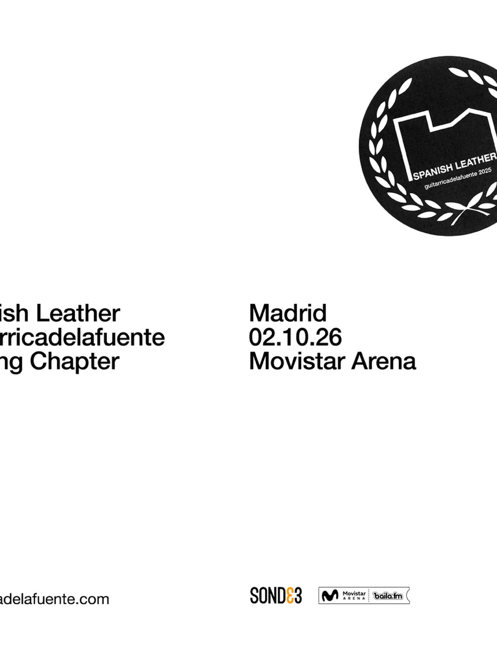 Guitarricadelafuente - Spanish Leather Closing Chapter en Madrid