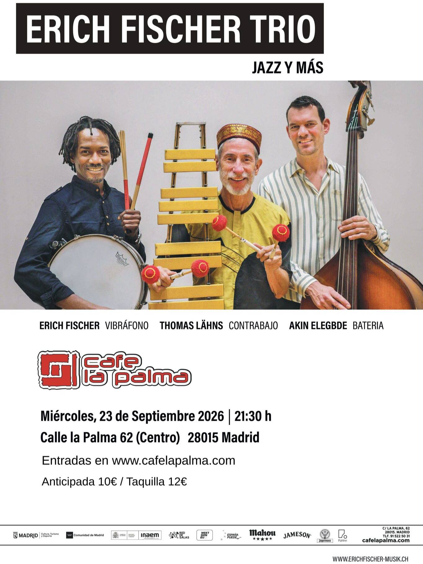 Erich Fischer Trio en Madrid