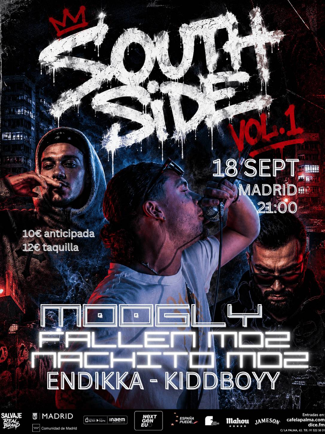 Sonido Madrid en Vivo 2026: M00GLY + NACHITO MDZ + FALLEN MDZ + INVITADOS en Madrid