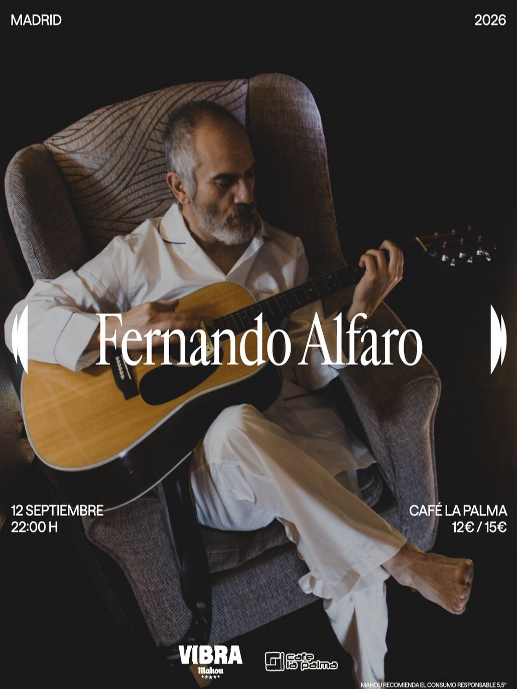 Vibramahou presenta: Fernando Alfaro 2026 en Madrid