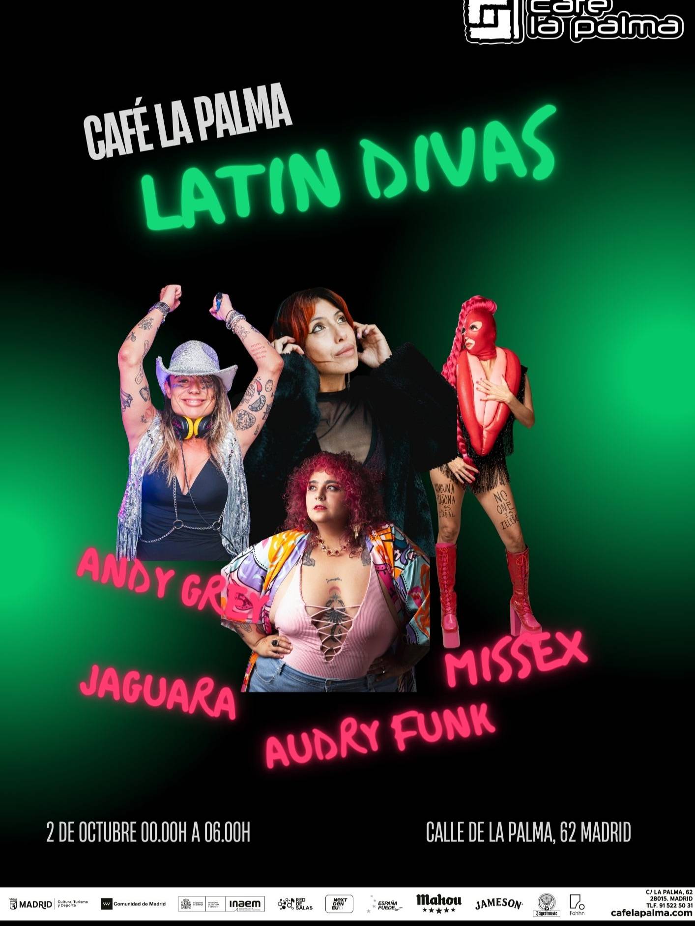 MIGRASOUNDS: AUDRY FUNK + ANDY GREY + LA JAGUARA + MISSEX 2026 en Madrid