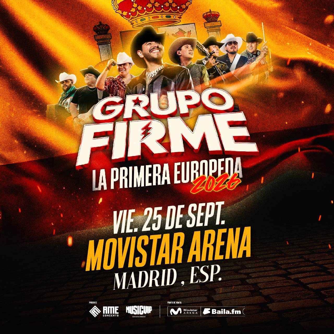 Grupo Firme en Madrid 2026