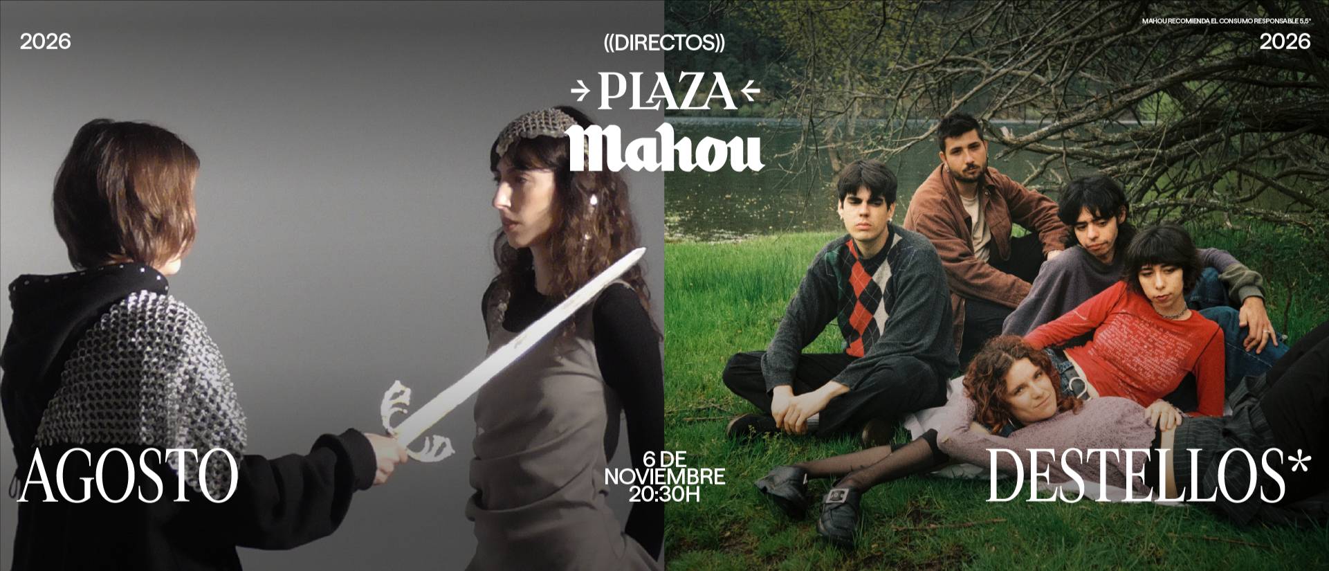DIRECTOS PLAZA MAHOU – DESTELLOS* / AGOSTO