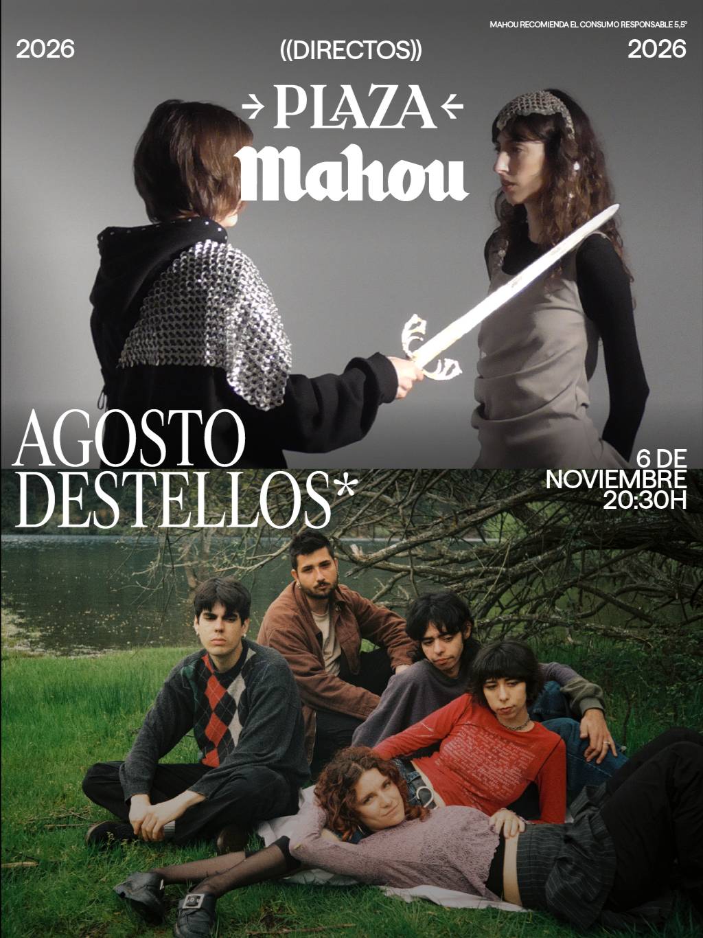 DIRECTOS PLAZA MAHOU – DESTELLOS* / AGOSTO en Madrid
