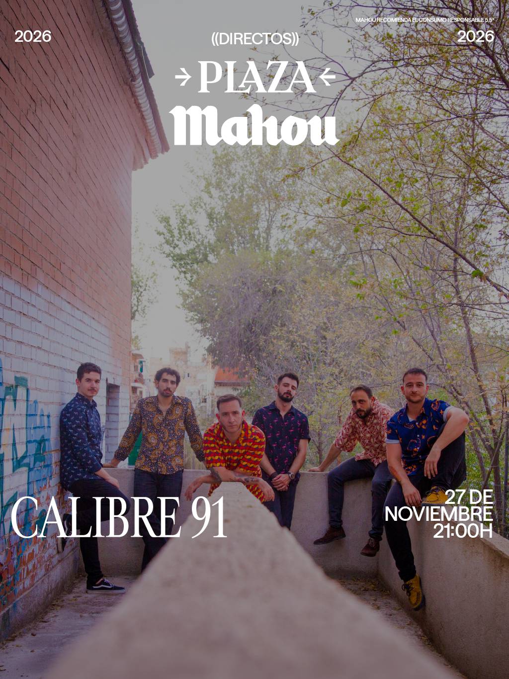 DIRECTOS PLAZA MAHOU – CALIBRE 91 en Madrid