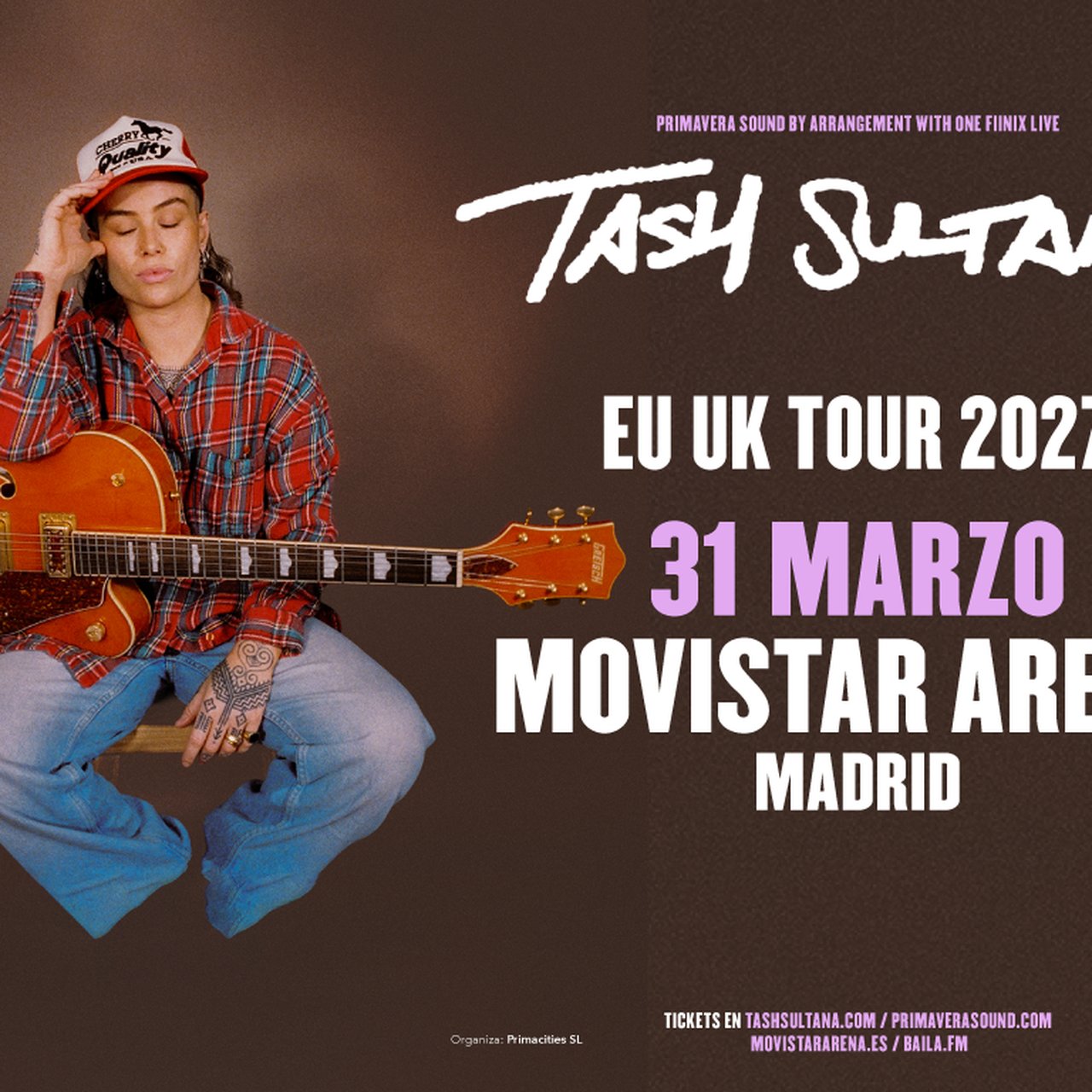 Tash Sultana: RETURN TO THE ROOTS MADRID