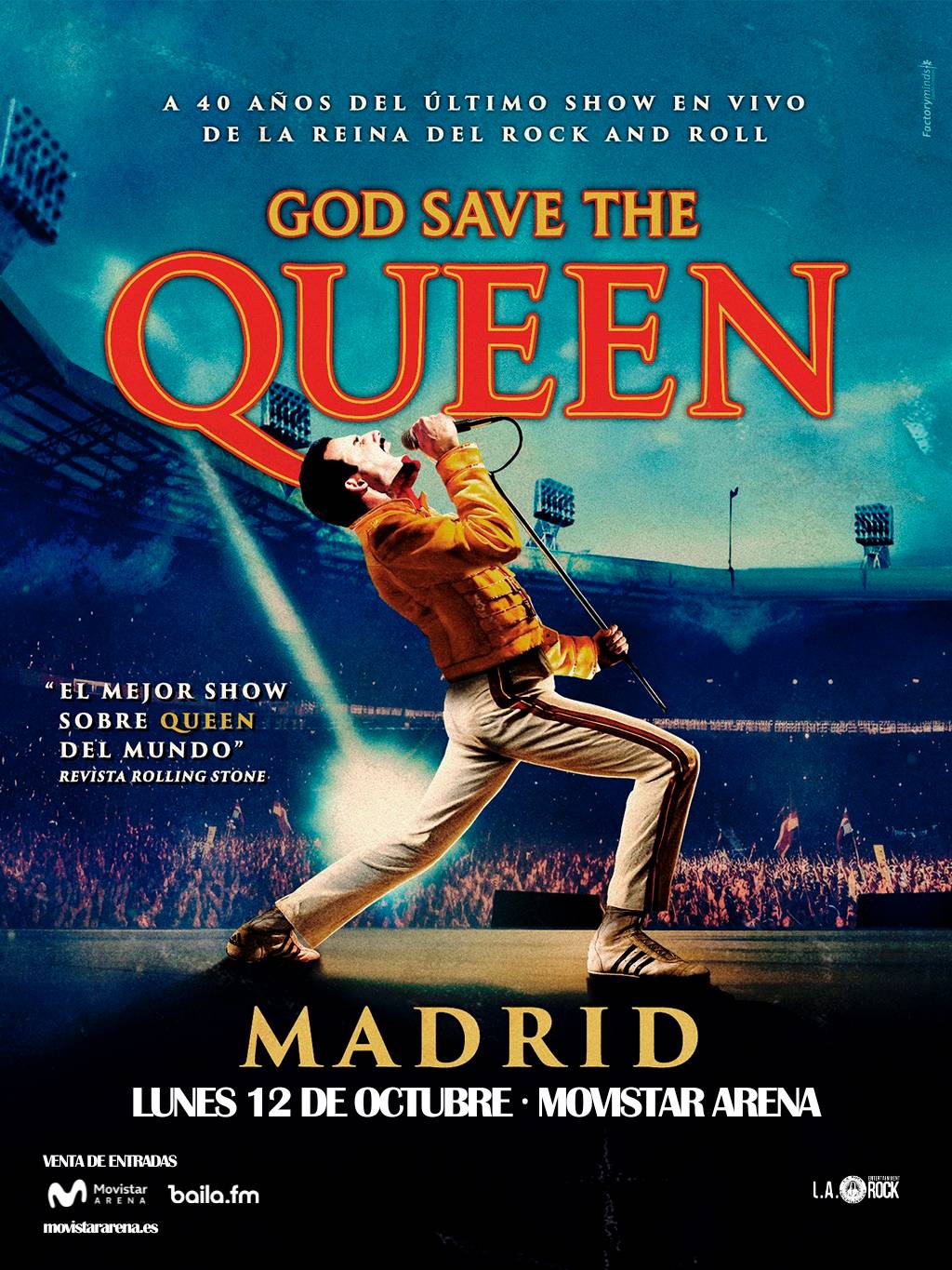 GOD SAVE THE QUEEN en Madrid