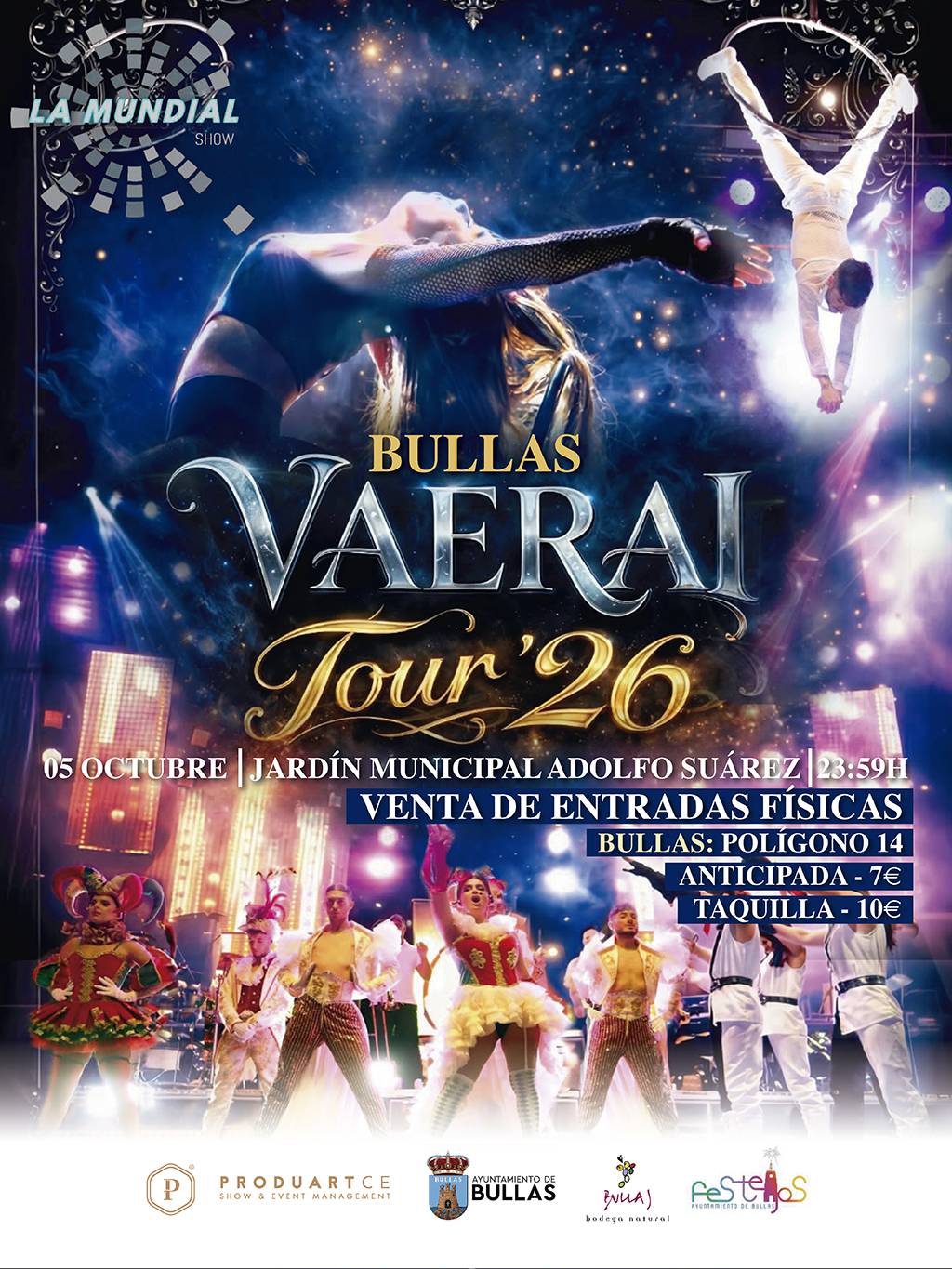 VAERAI Tour 26' - Orquesta La Mundial en Bullas, Murcia,