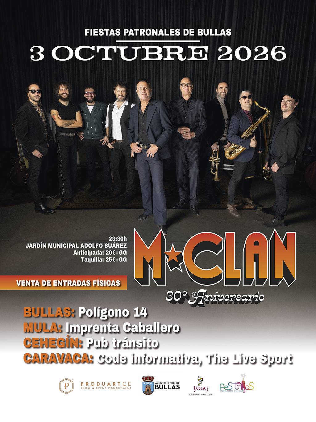 M-Clan en Bullas (Murcia) en Bullas, Murcia,
