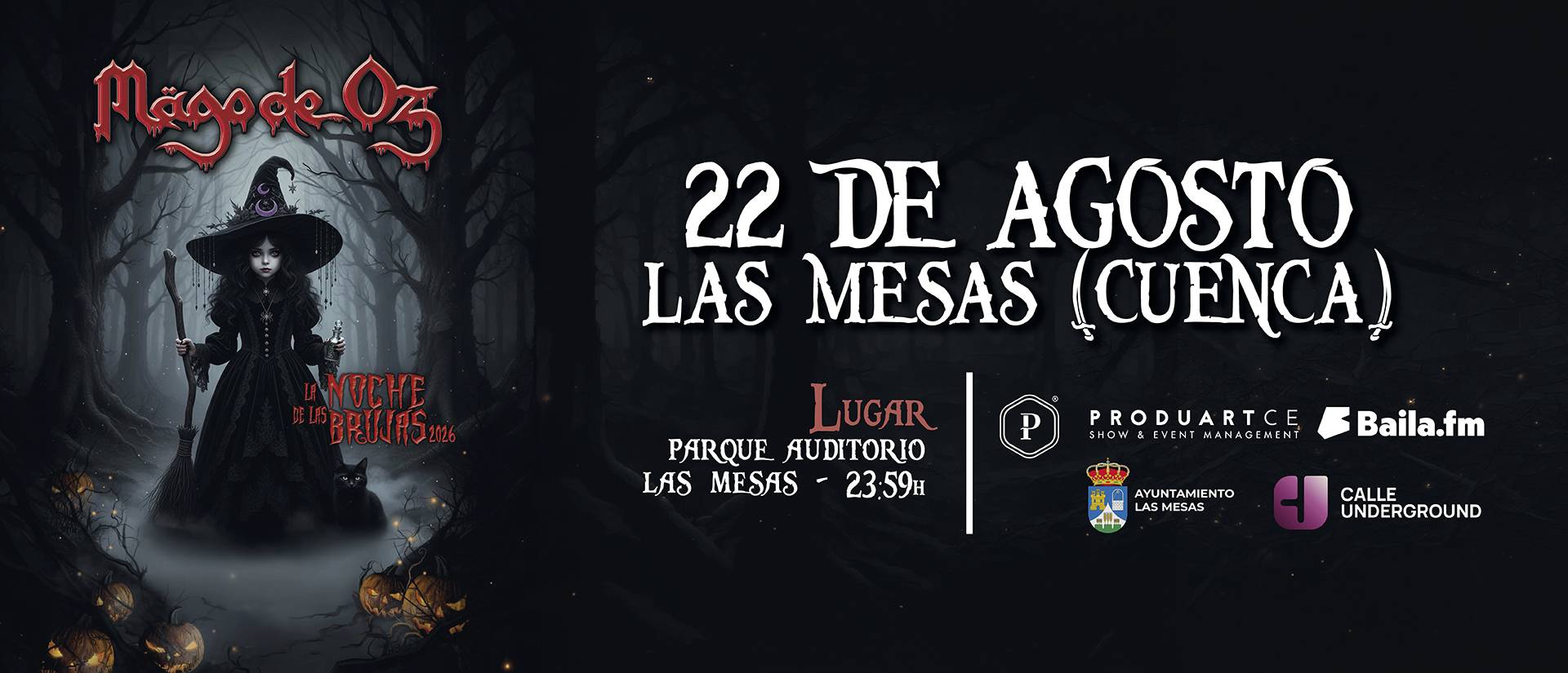 Mago de Oz - La Noche de Las brujas. 2026 - Las Mesas (Cuenca)