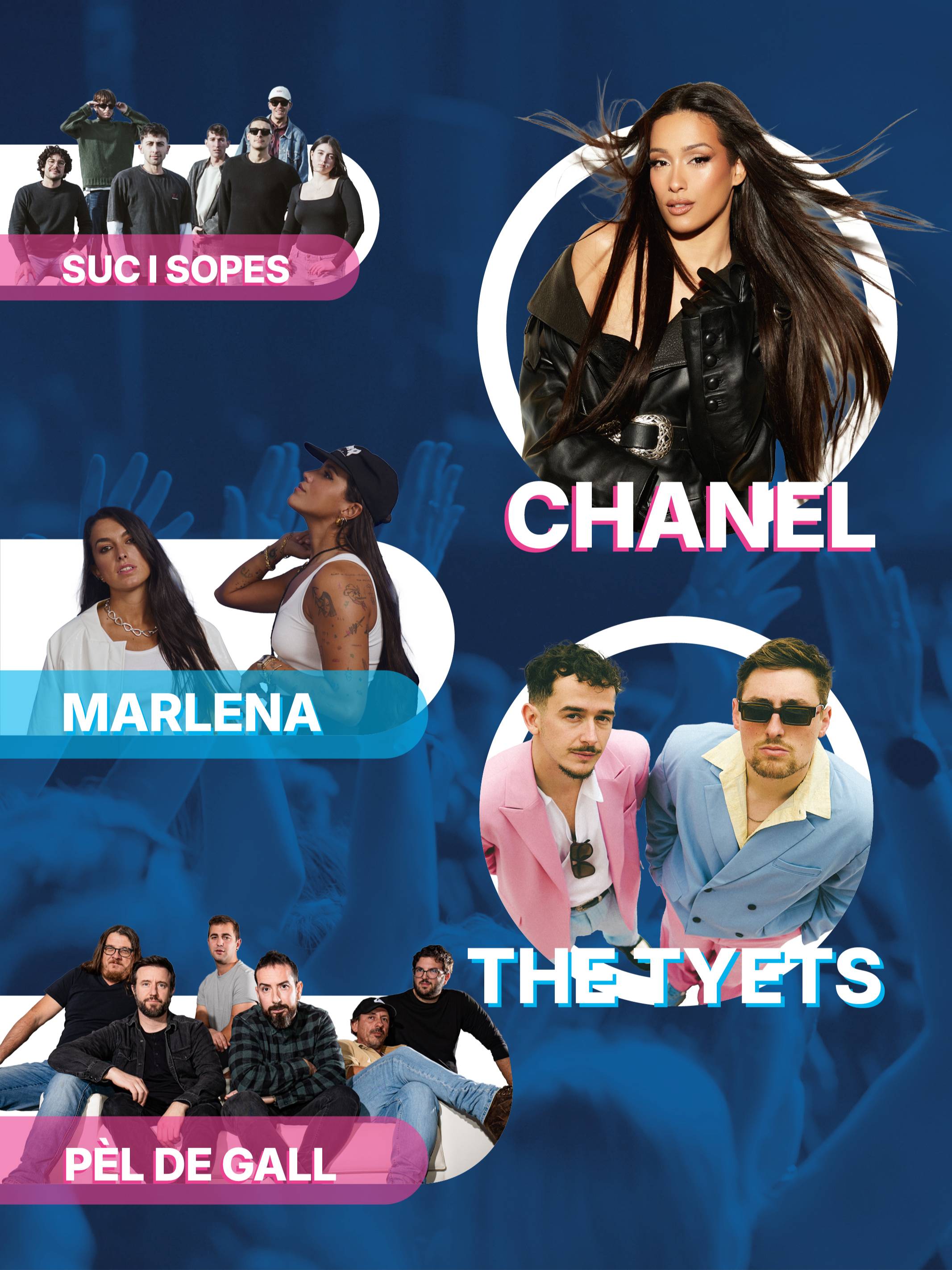 MARLENA, CHANEL, PEL DE GALL, THE TYETS Y SUC I SOPES en Mahón