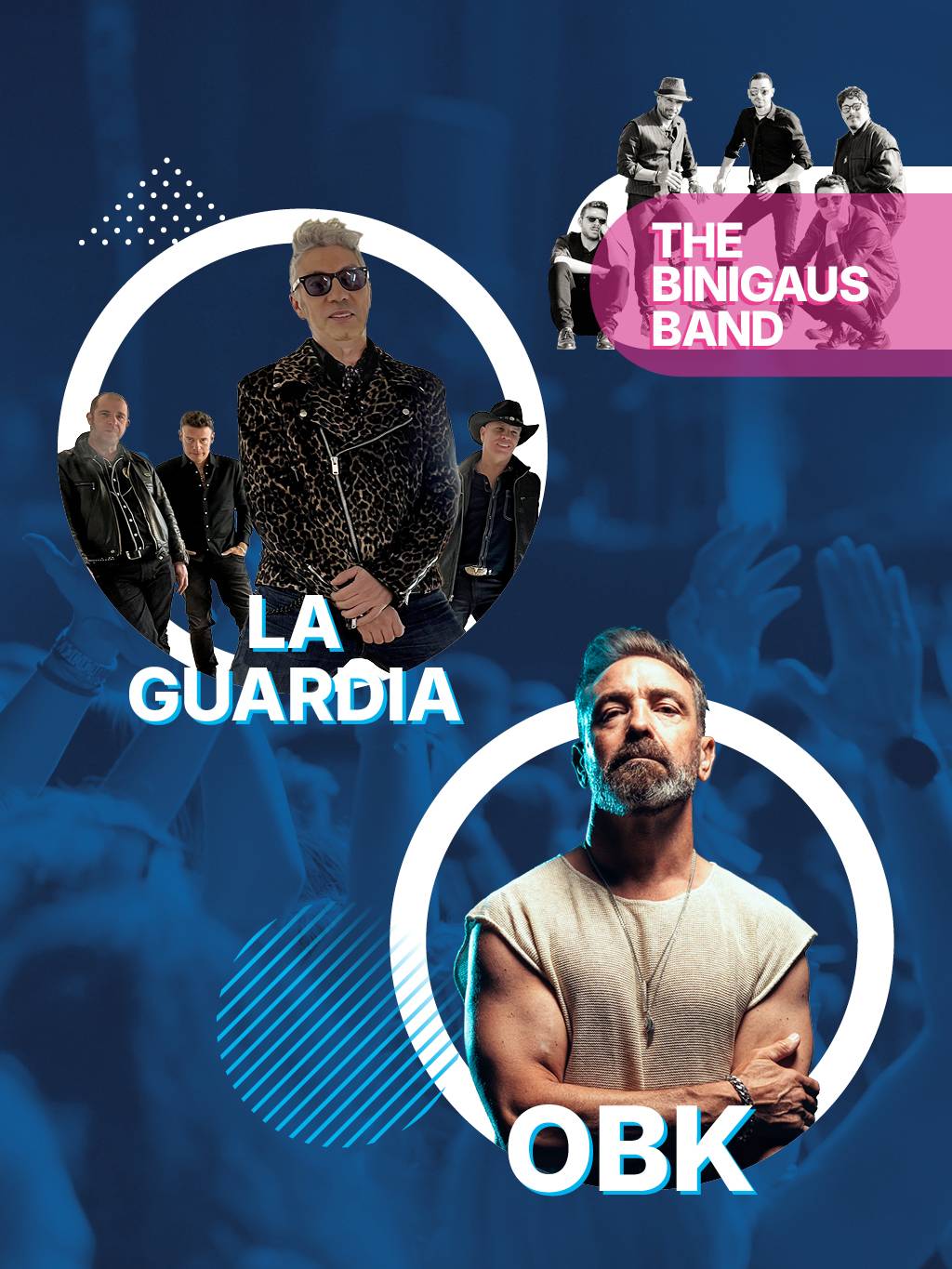 OBK, LA GUARDIA Y BINIGAUS BAND en Mahón