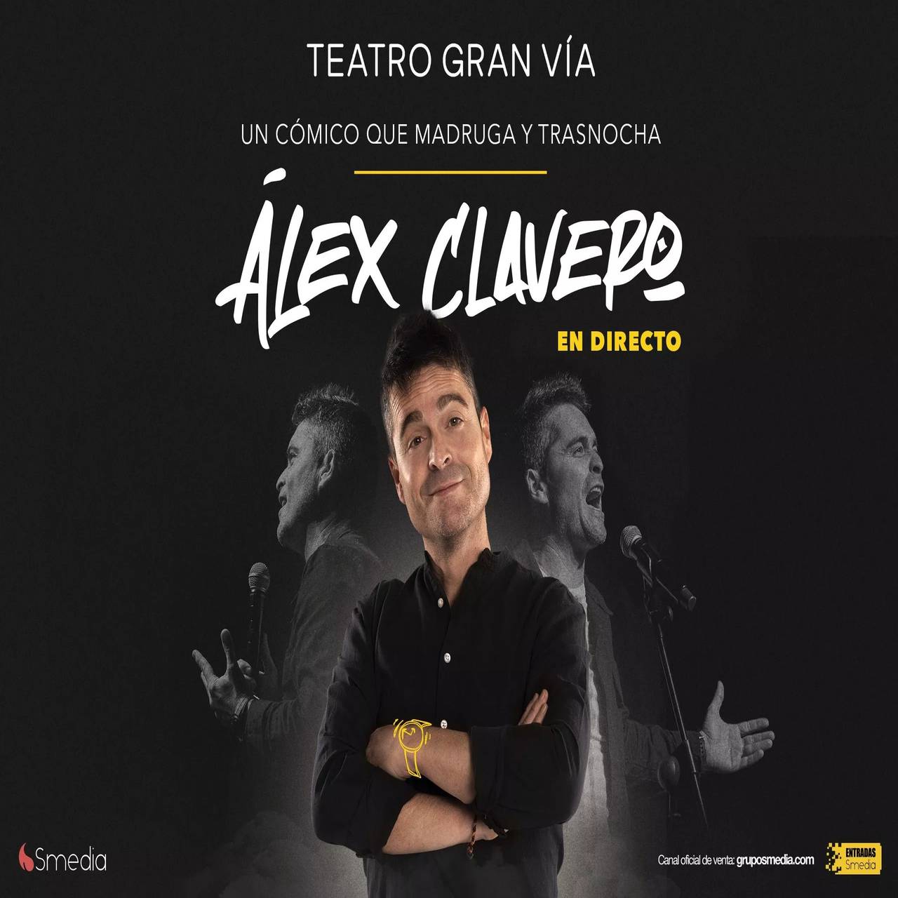 Álex Clavero. En directo.