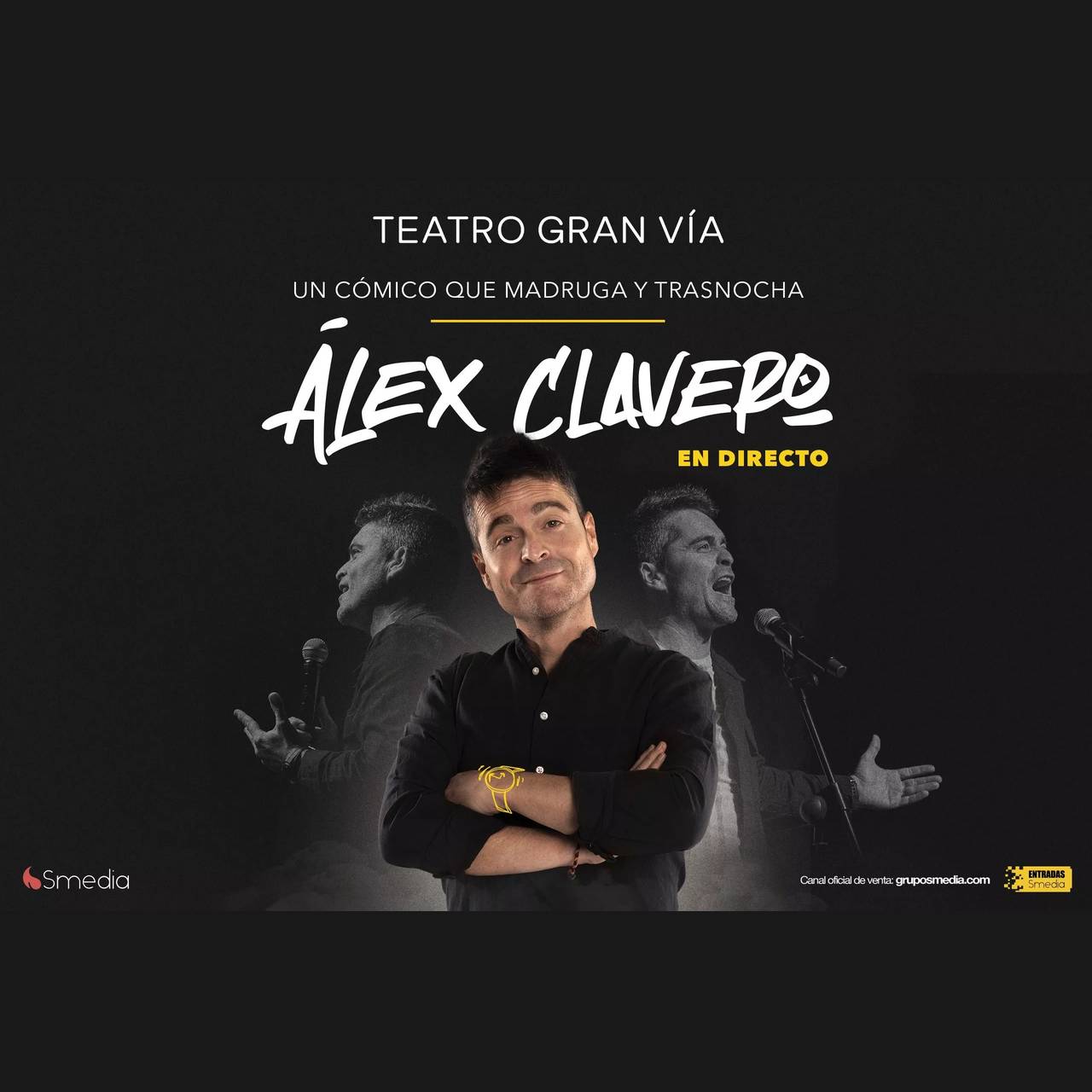 Álex Clavero. En directo.