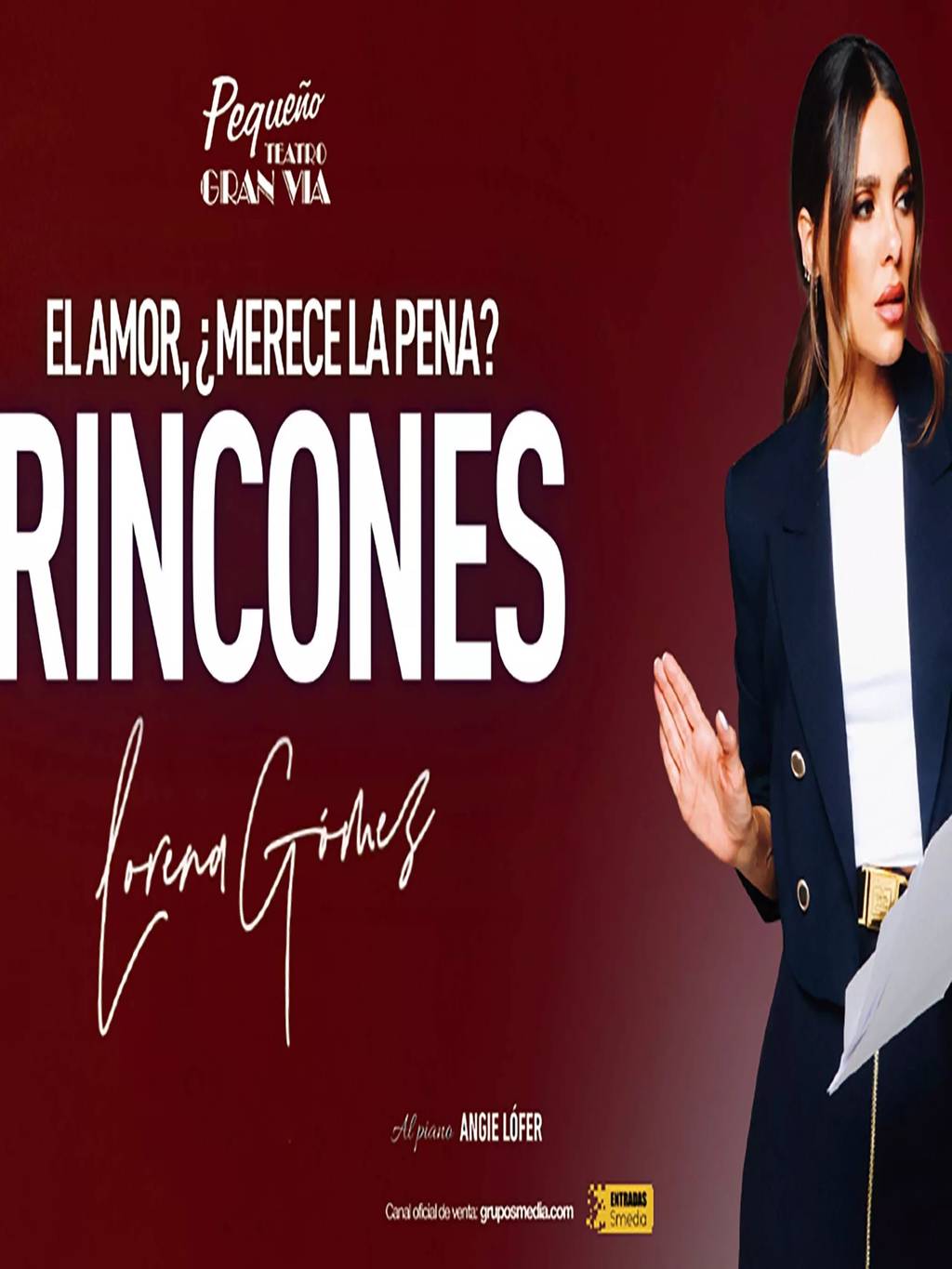 Rincones, con Lorena Gómez en Madrid
