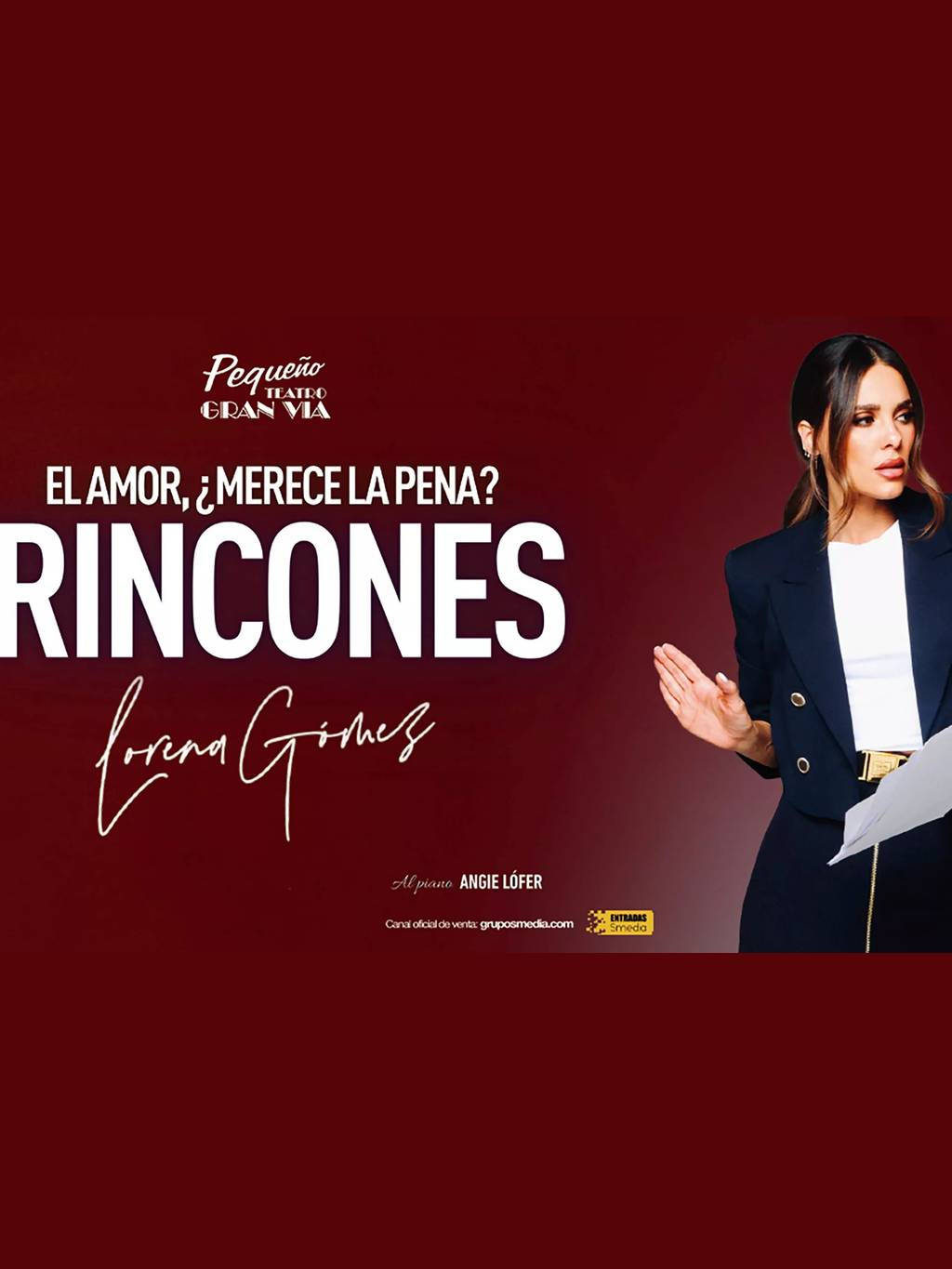 Rincones, con Lorena Gómez en Madrid