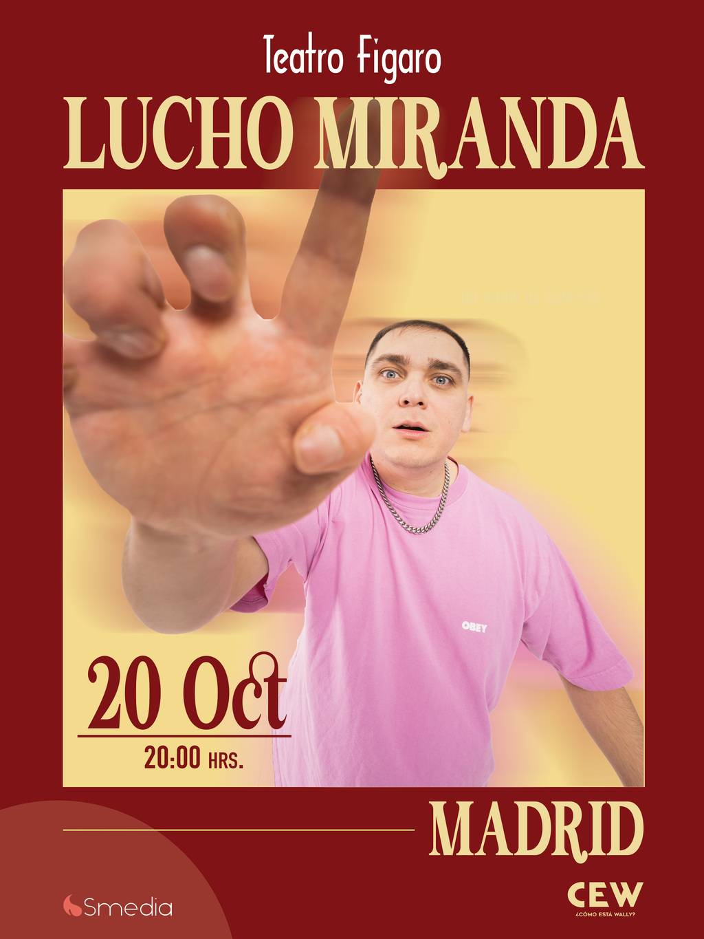 Lucho Miranda, Abriendo las manos en Madrid