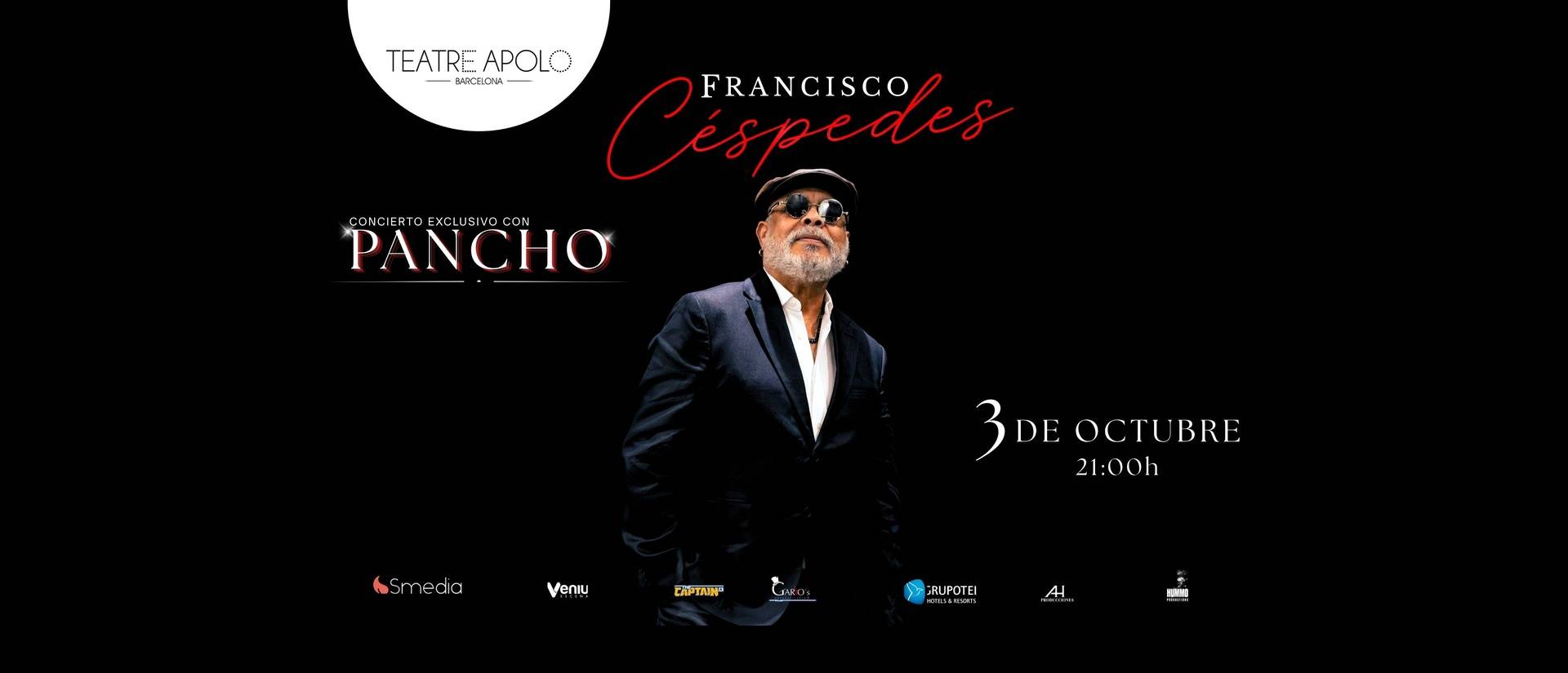 Pancho Céspedes en concierto.