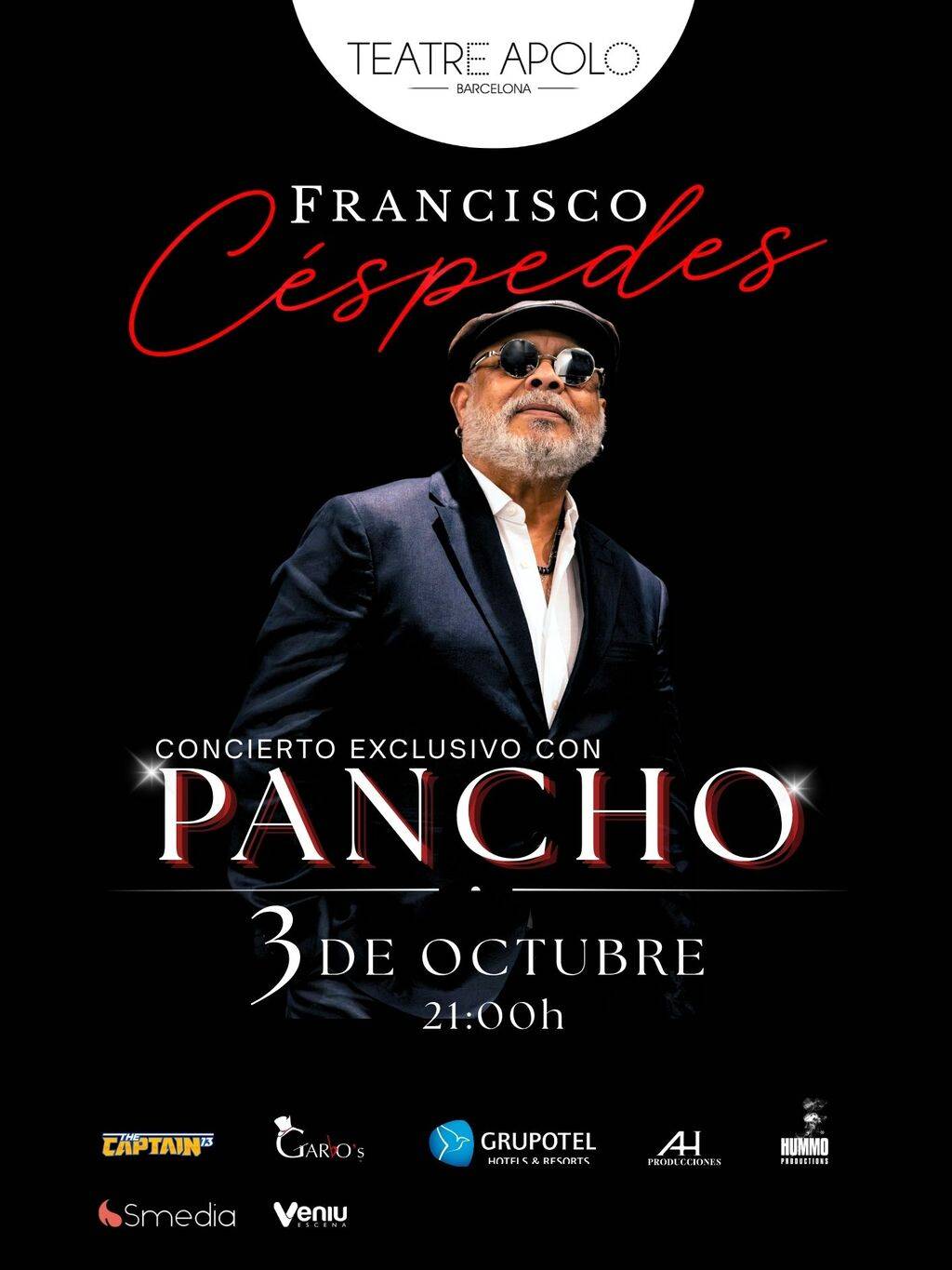 Pancho Céspedes en concierto. en Barcelona