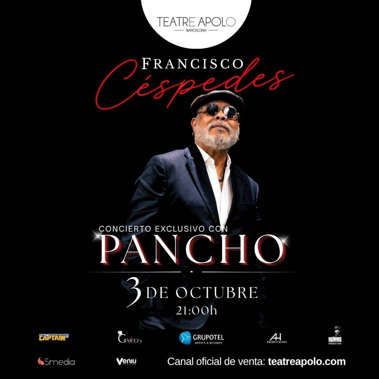Pancho Céspedes en concierto.