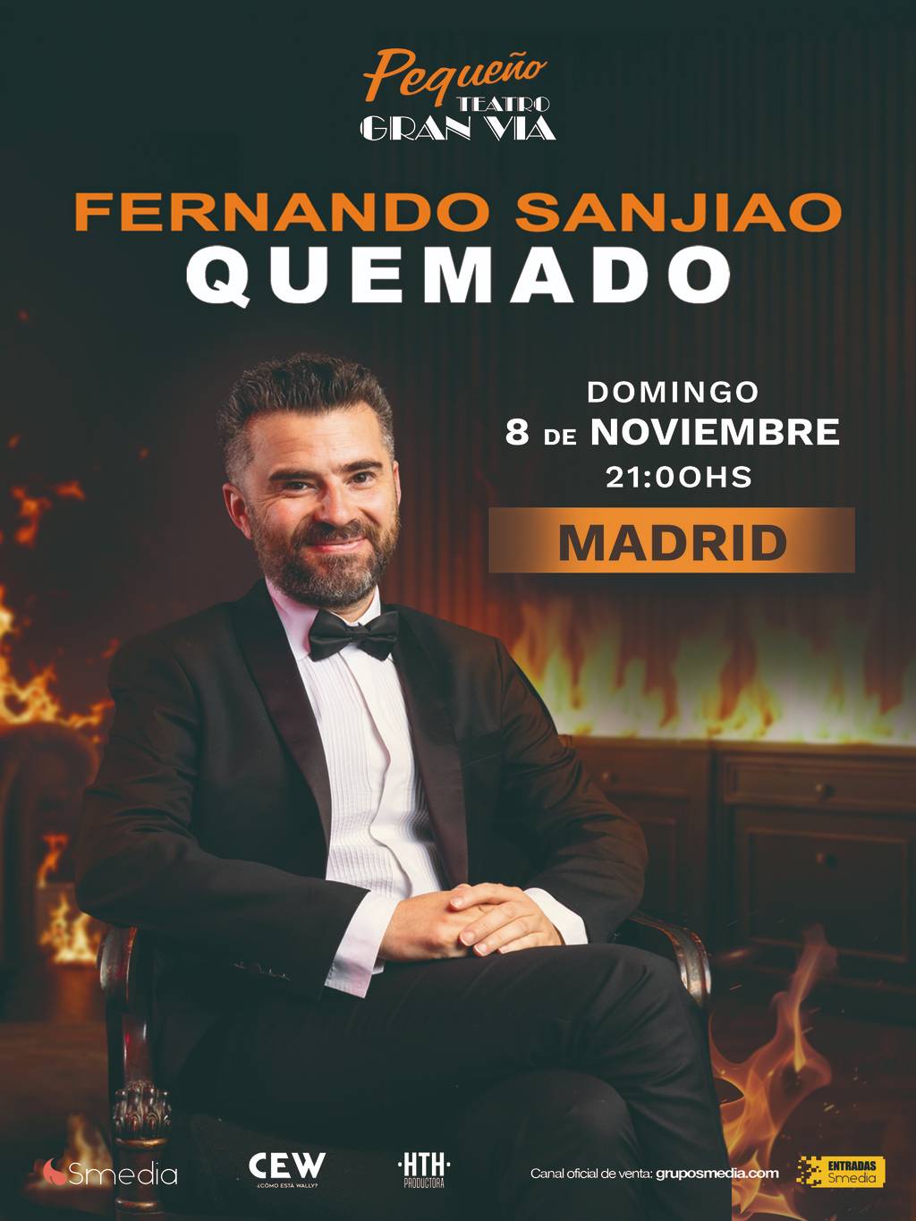 Fernando Sanjiao. Quemado. en Madrid