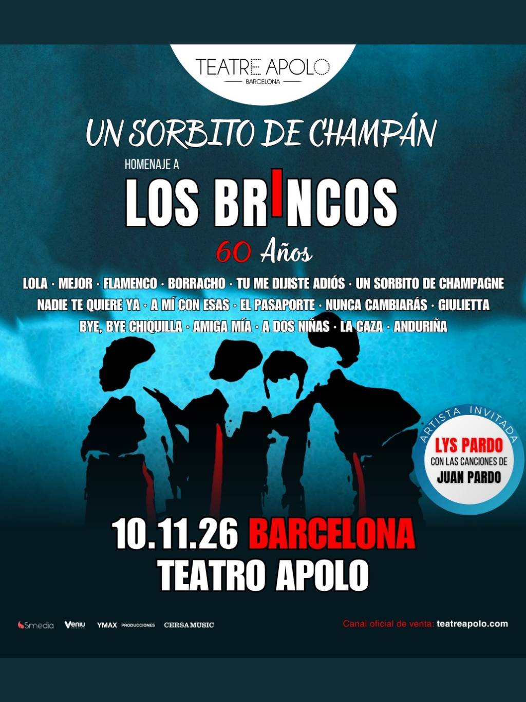 Un sorbito de champán. Homenaje a Los Brincos en Barcelona