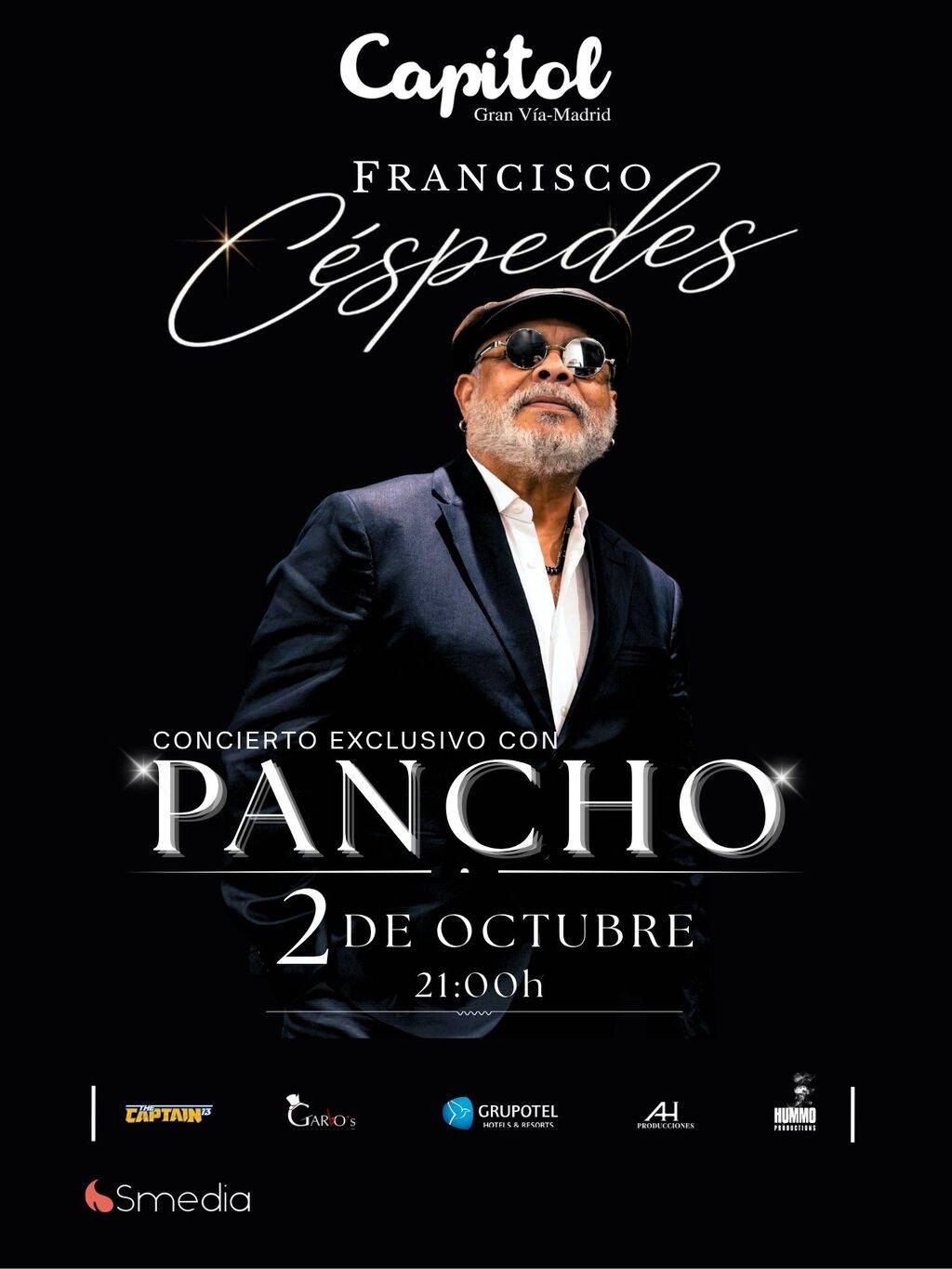 Pancho Céspedes en concierto en Madrid