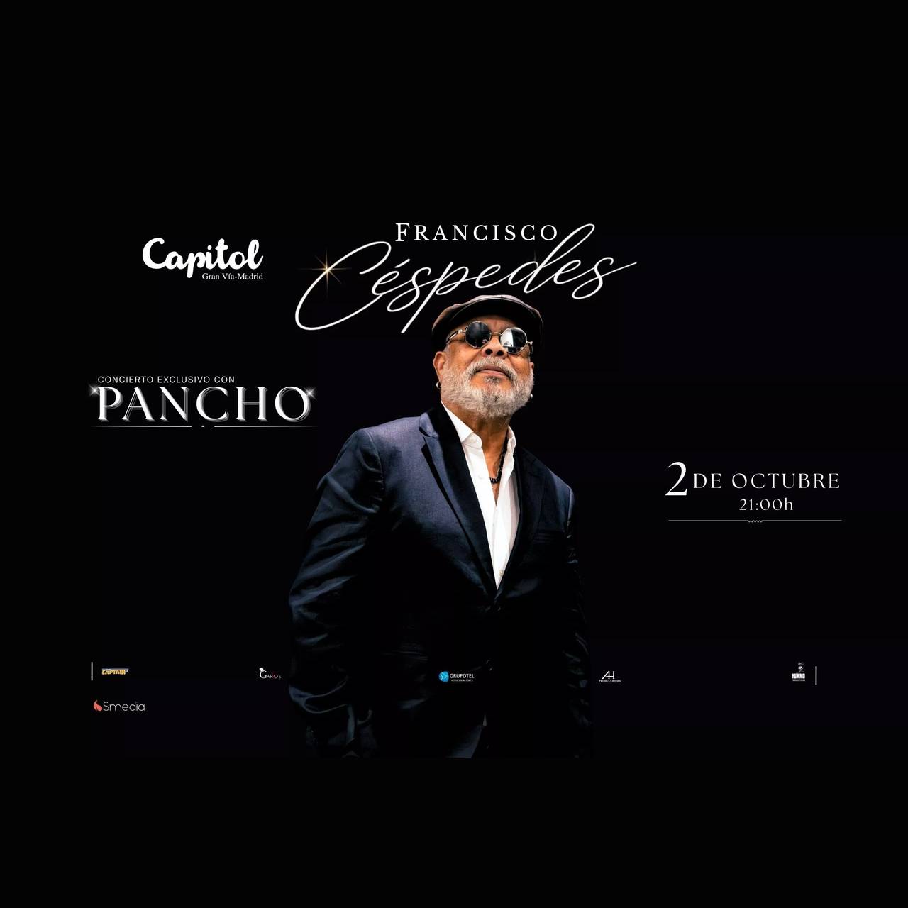 Pancho Céspedes en concierto