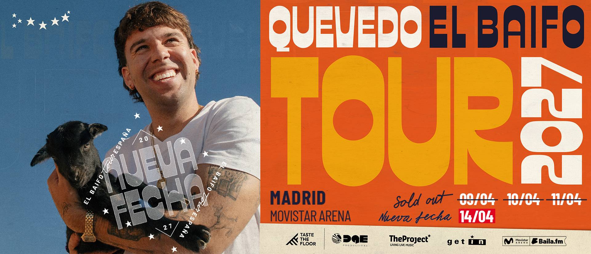 Quevedo – Baifo Madrid 14 Abr 2027