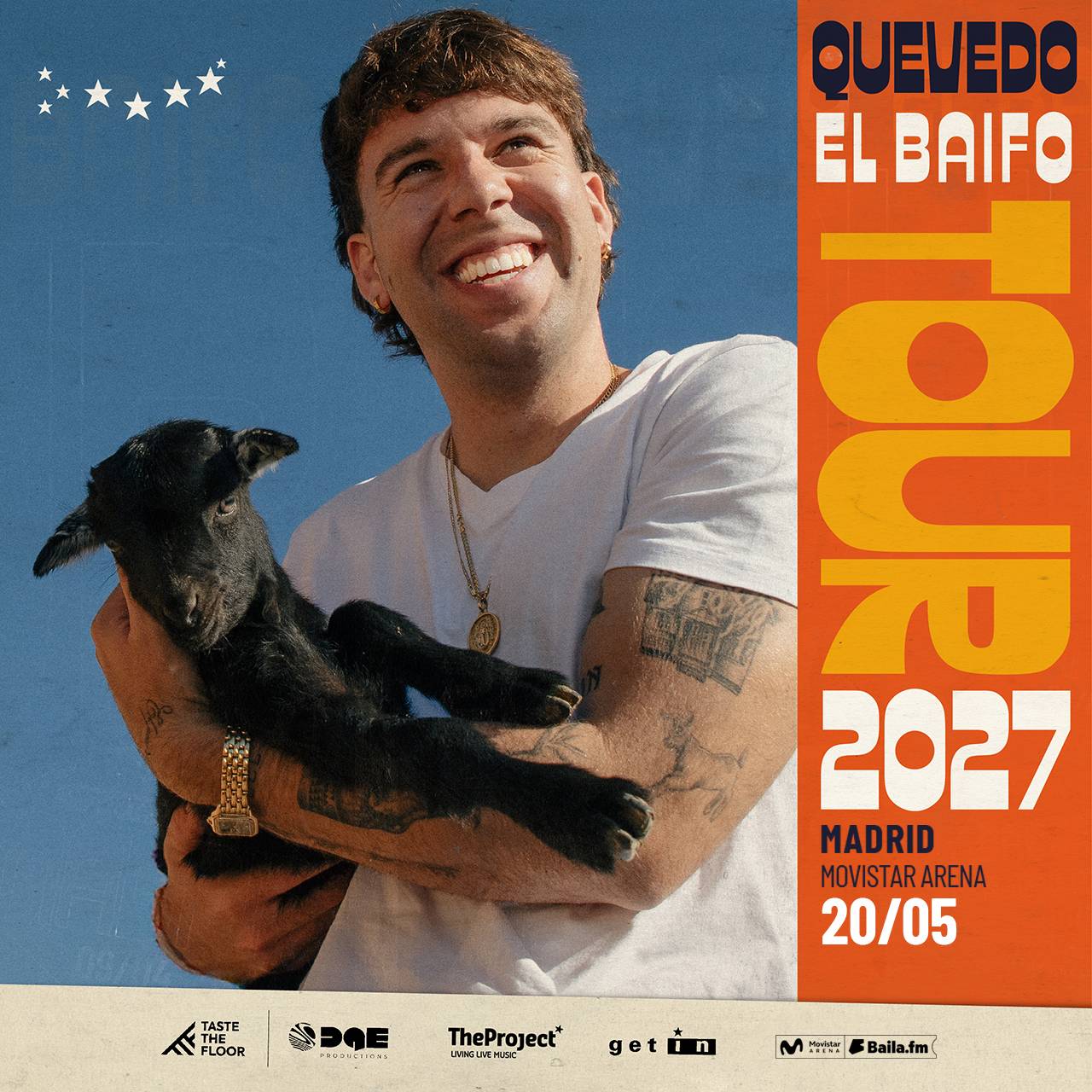 Quevedo – Baifo Madrid 20 May 2027