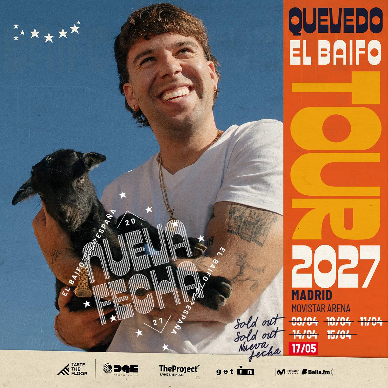 Quevedo – Baifo Madrid 17 May 2027