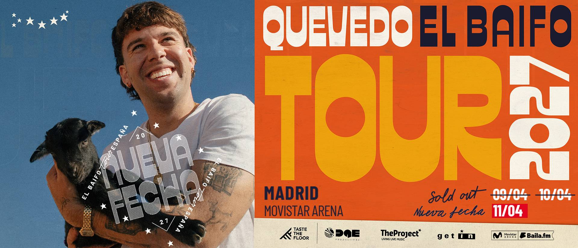 Quevedo – Baifo Madrid 11 Abr 2027