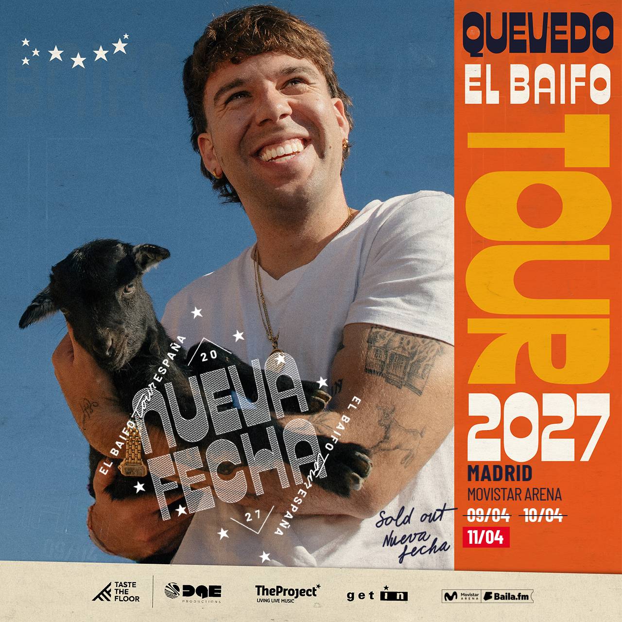 Quevedo – Baifo Madrid 11 Abr 2027