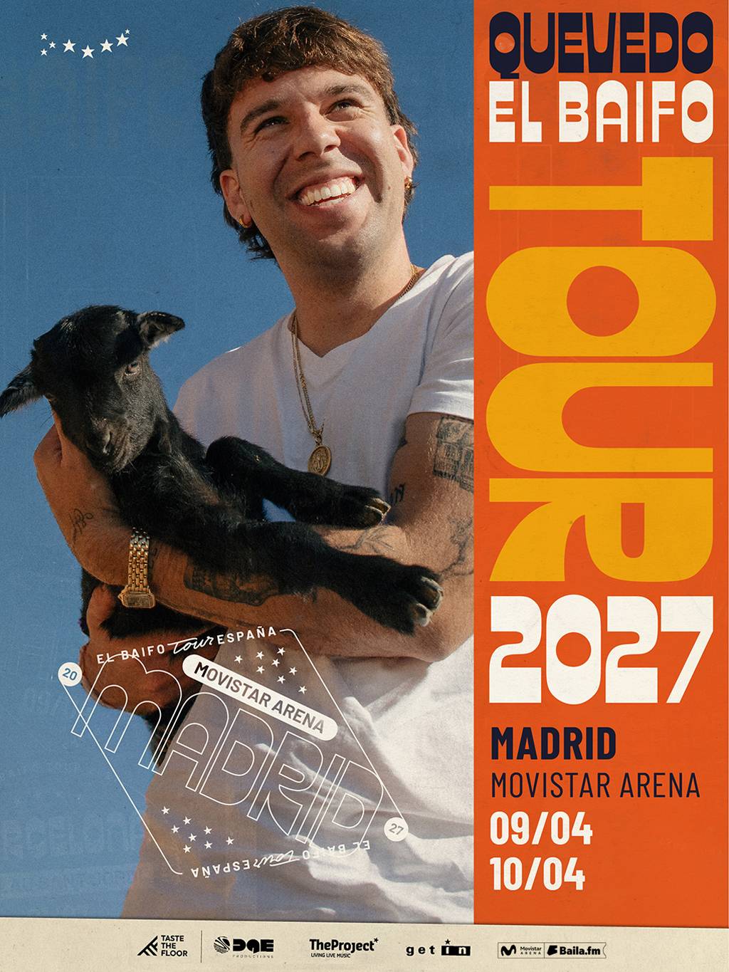 Quevedo – Baifo Madrid 09 Abr 2027 en Madrid