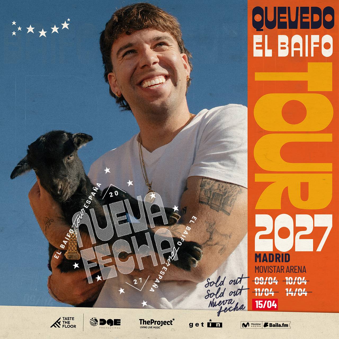Quevedo – Baifo Madrid 15 Abr 2027