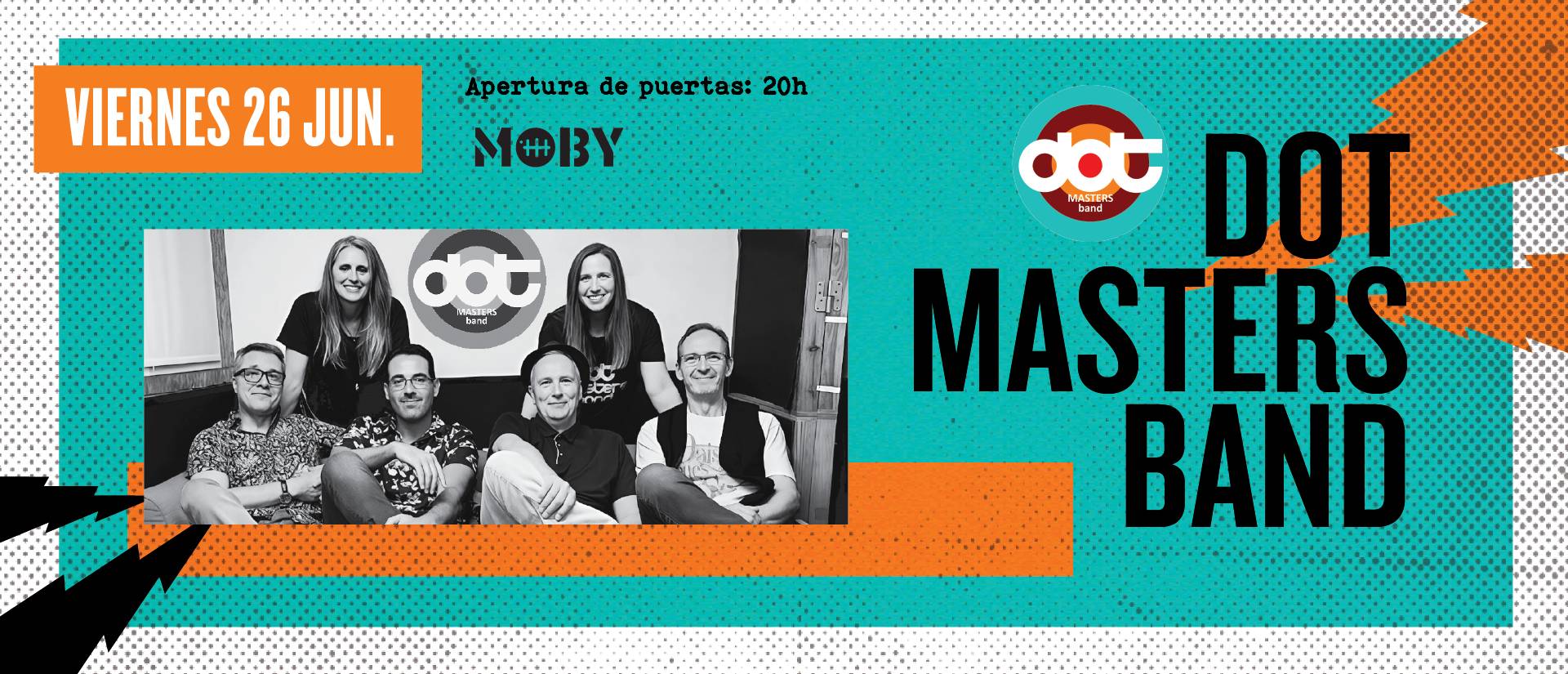 VERBENA EN LA BALLENA CON DOT MASTERS BAND