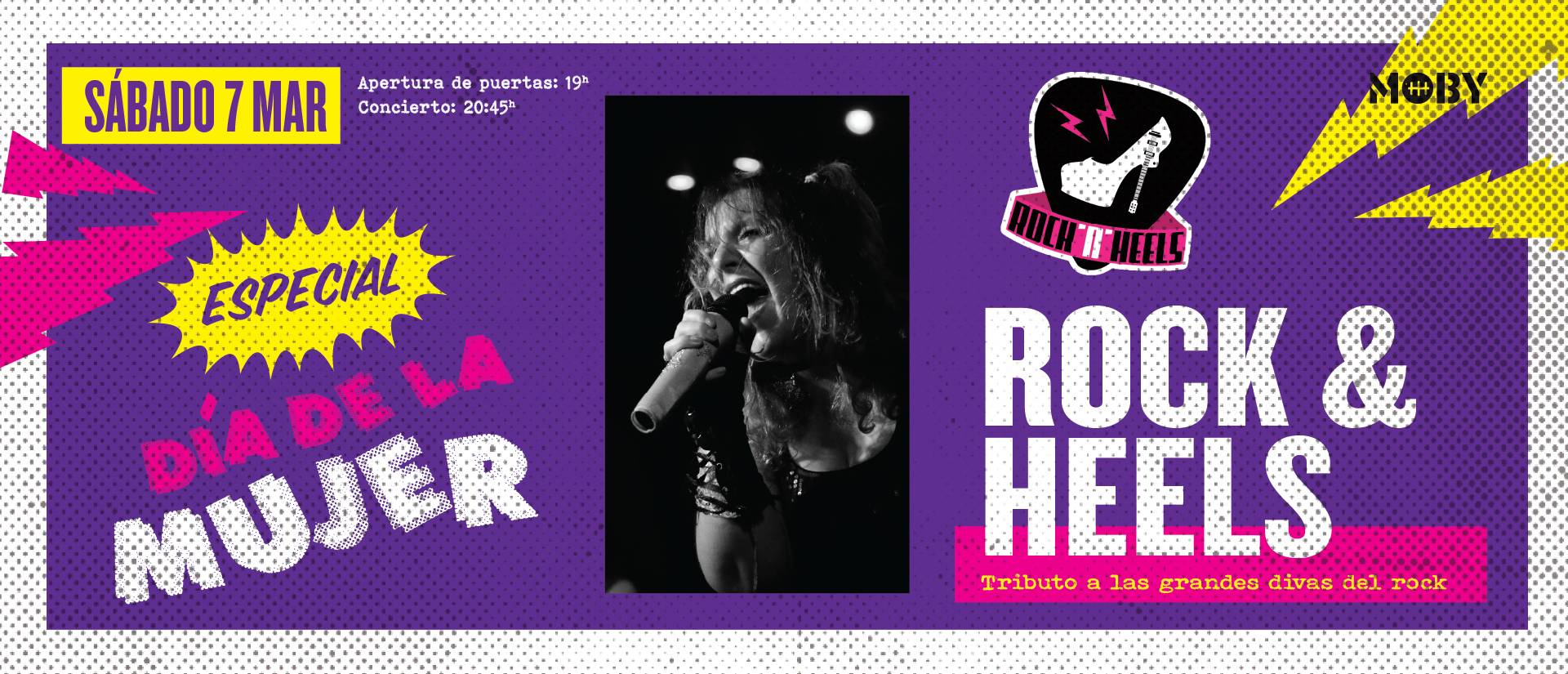 VERBENA EN LA BALLENA ESPECIAL DÍA DE LA MUJER CON ROCK&HEELS