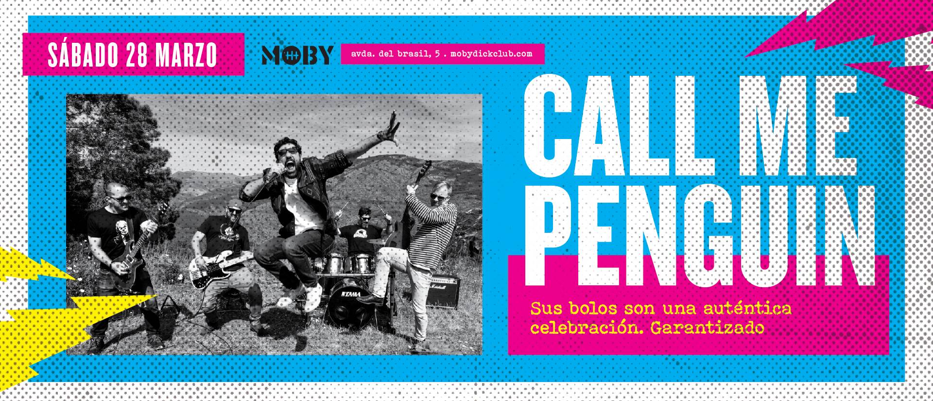 VERBENA EN LA BALLENA CON CALL ME PENGUIN