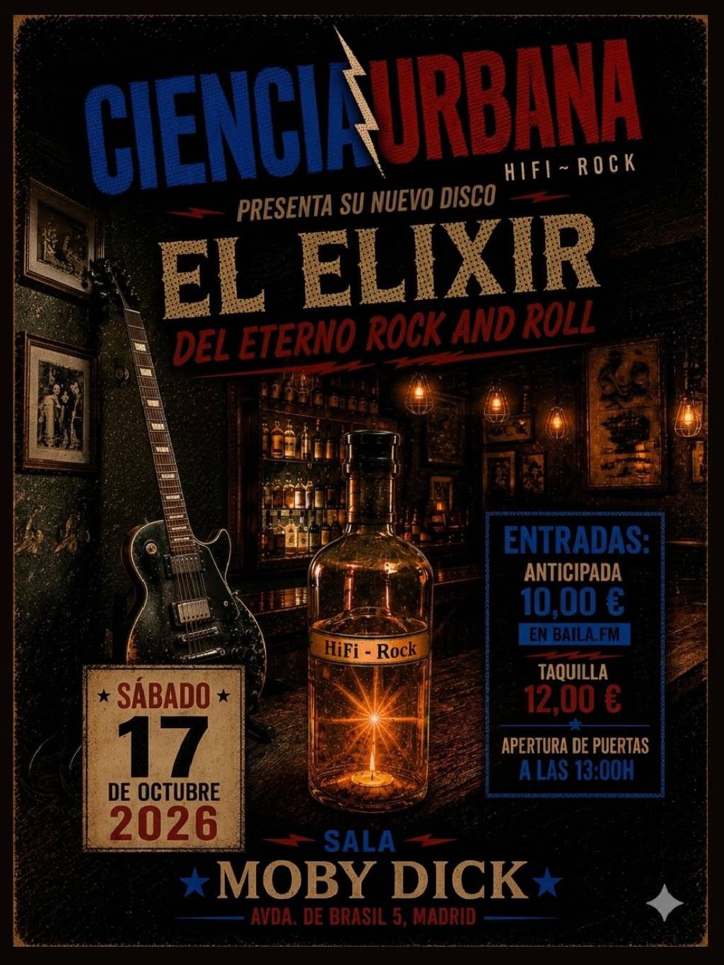 CIENCIA URBANA EN SESIÓN VERMUT en Madrid