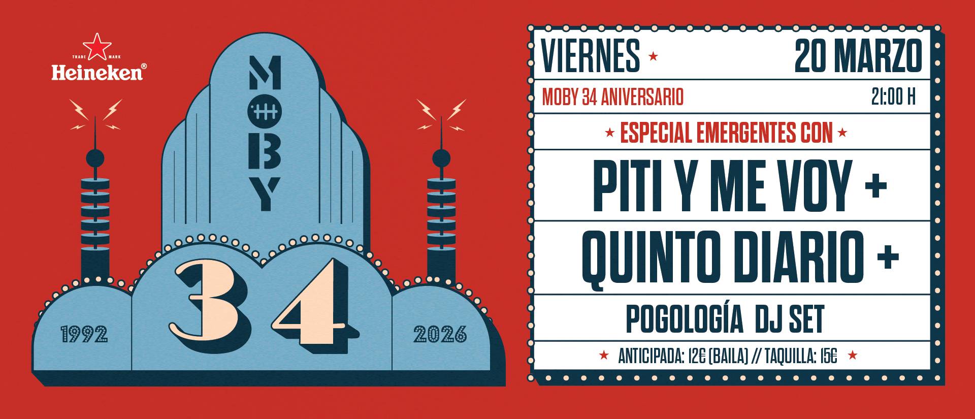 FESTIVAL EMERGENTES: PITI Y ME VOY + QUINTO DIARIO + POGOLOGIA